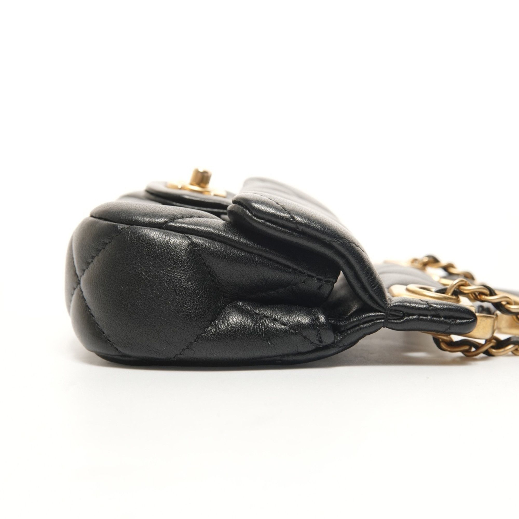 Chanel CHANEL 31 Series 2021-2022 Matelasse Chain Clutch Mini Wallet Business Card Holder/Card Case 2-Way Shoulder Bag Black Size ONE SIZE - 4 Thumbnail
