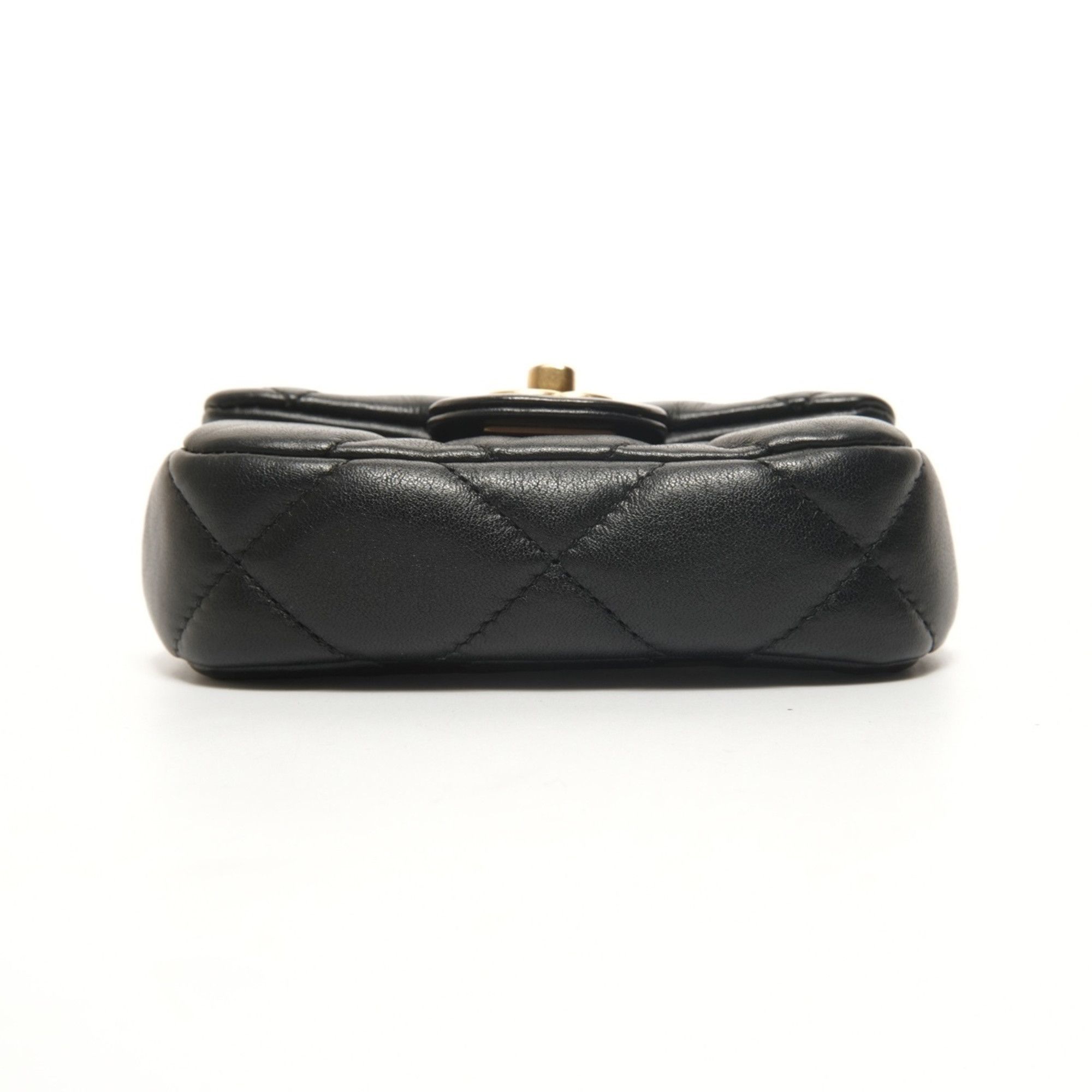 Chanel CHANEL 31 Series 2021-2022 Matelasse Chain Clutch Mini Wallet Business Card Holder/Card Case 2-Way Shoulder Bag Black Size ONE SIZE - 7 Thumbnail
