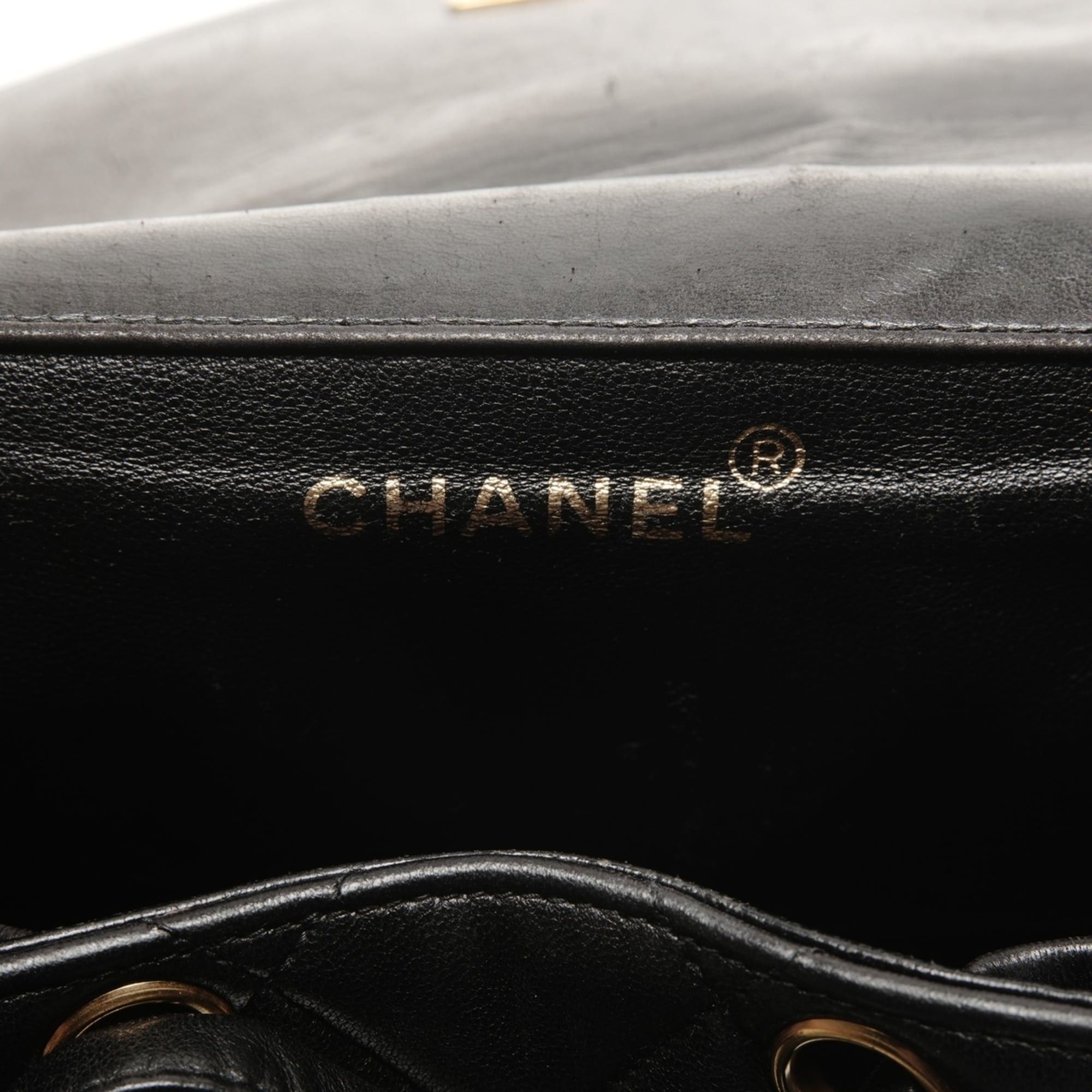 Chanel CHANEL No. 3 1994-1996 Lambskin Duma Matelasse Backpack/Daypack in Black Size ONE SIZE - 10 Thumbnail