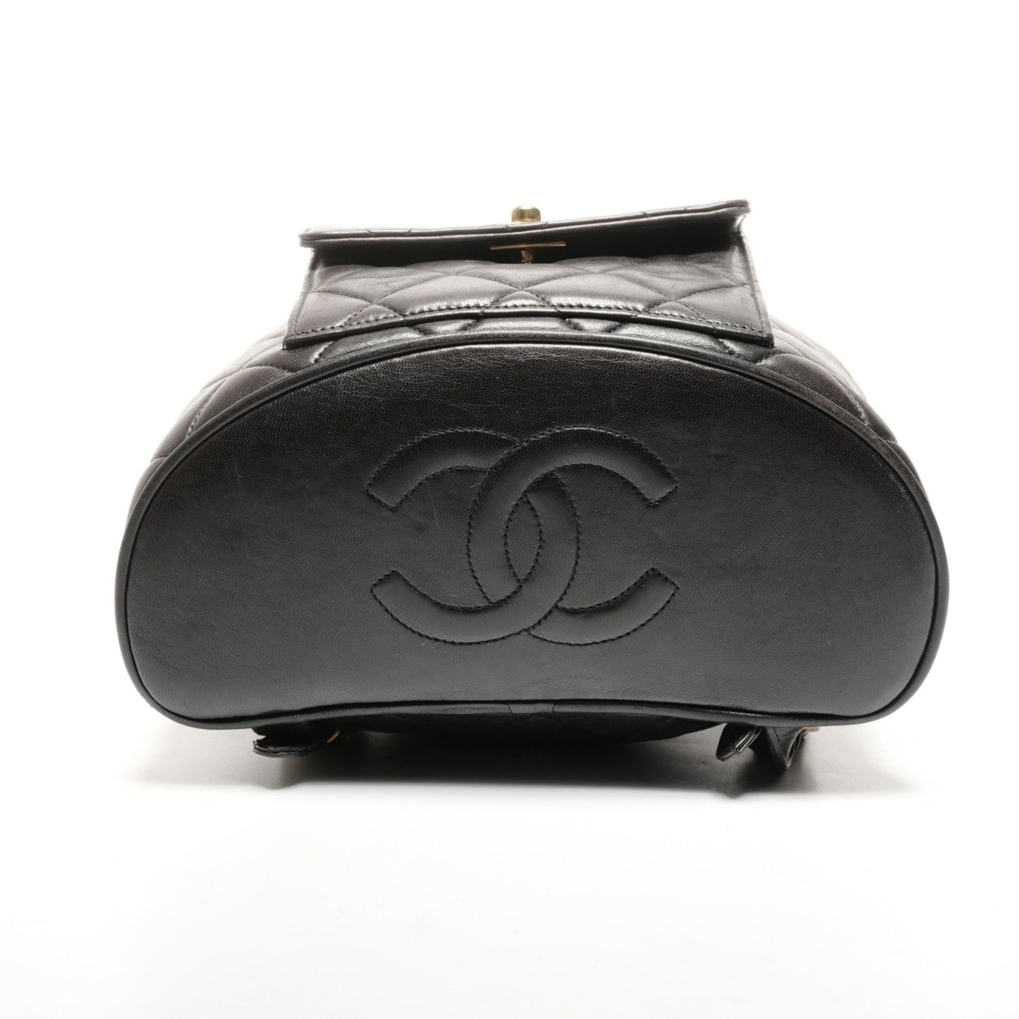 Chanel CHANEL No. 3 1994-1996 Lambskin Duma Matelasse Backpack/Daypack in Black Size ONE SIZE - 7 Thumbnail