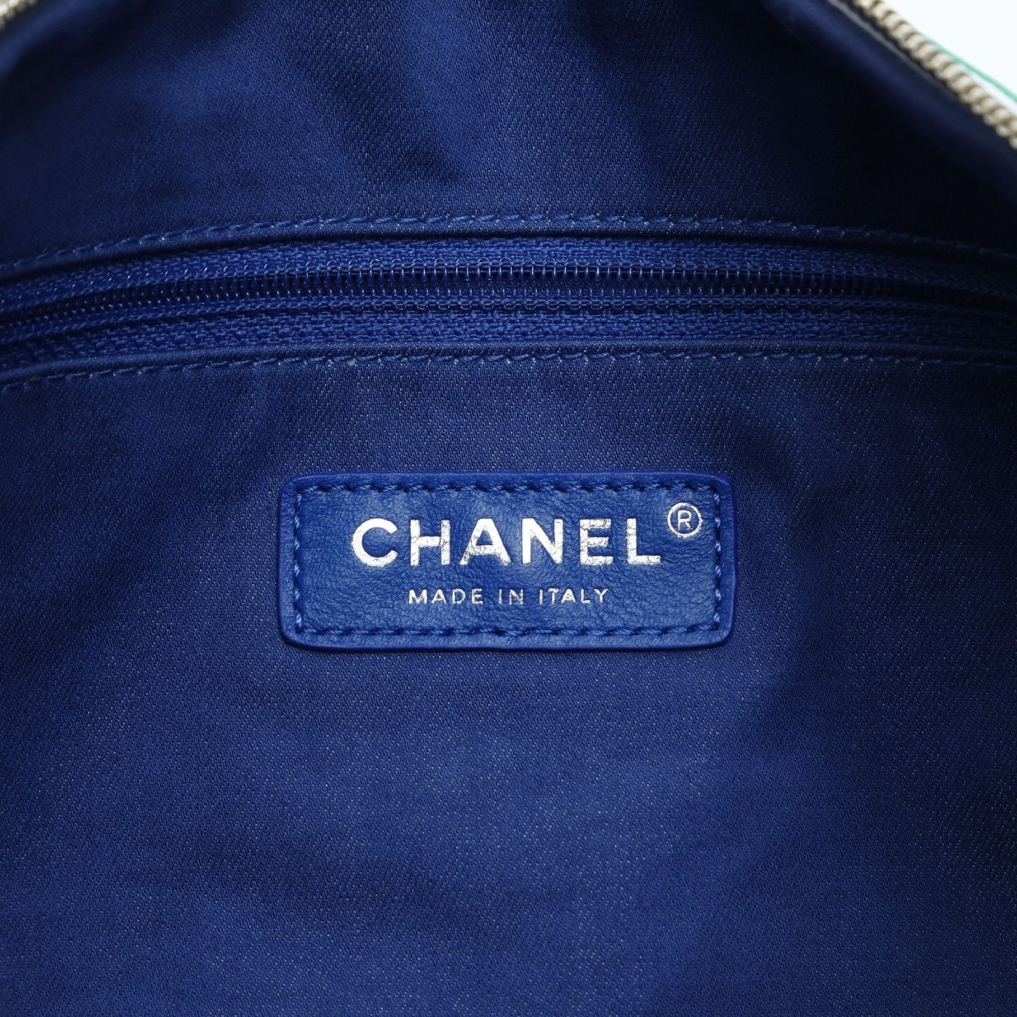 Chanel CHANEL 27th Series 2019 Cotton Canvas Multicolor Coco Mark Clutch Bag Size ONE SIZE - 3 Thumbnail