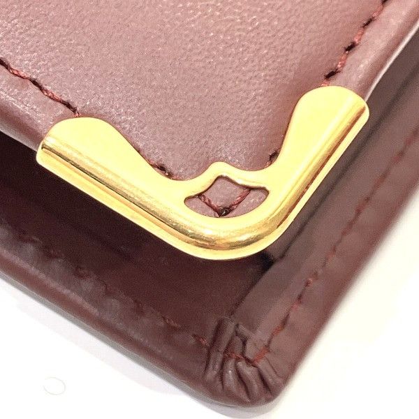 Cartier Cartier Cartier Must Line Leather Wallet Leather Short Wallet DUTY FREE for USA Size ONE SIZE - 8 Thumbnail