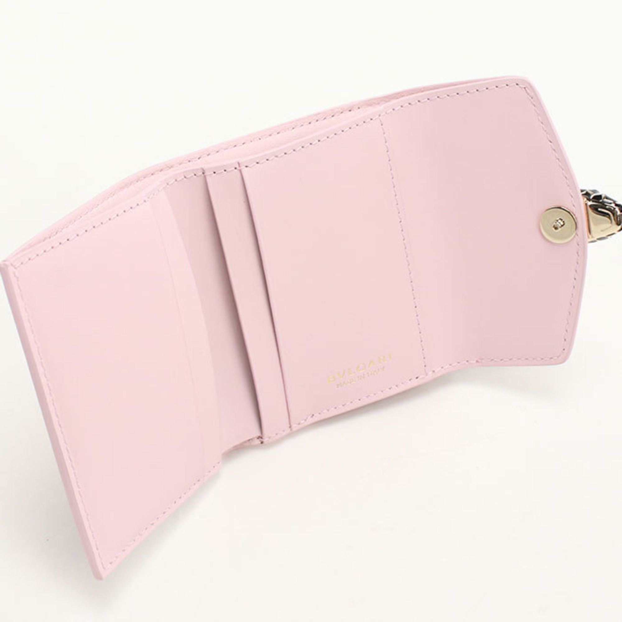Bvlgari BVLGARI Serpenti Forever Tri-fold Wallet, Women's, Pink Size ONE SIZE - 3 Thumbnail