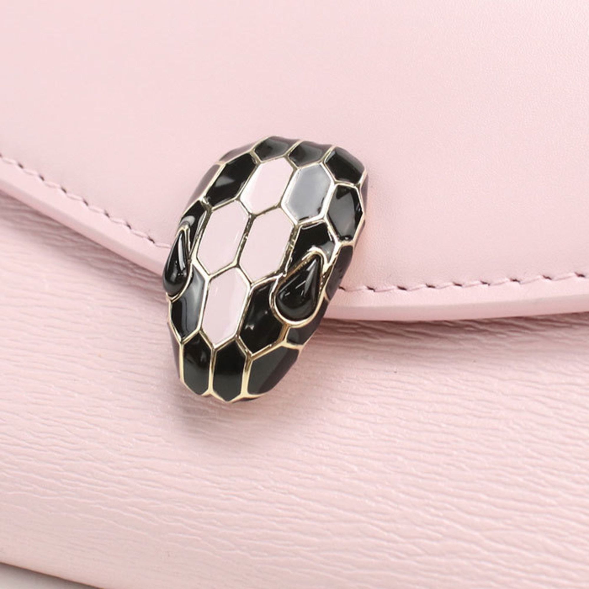 Bvlgari BVLGARI Serpenti Forever Tri-fold Wallet, Women's, Pink Size ONE SIZE - 6 Thumbnail