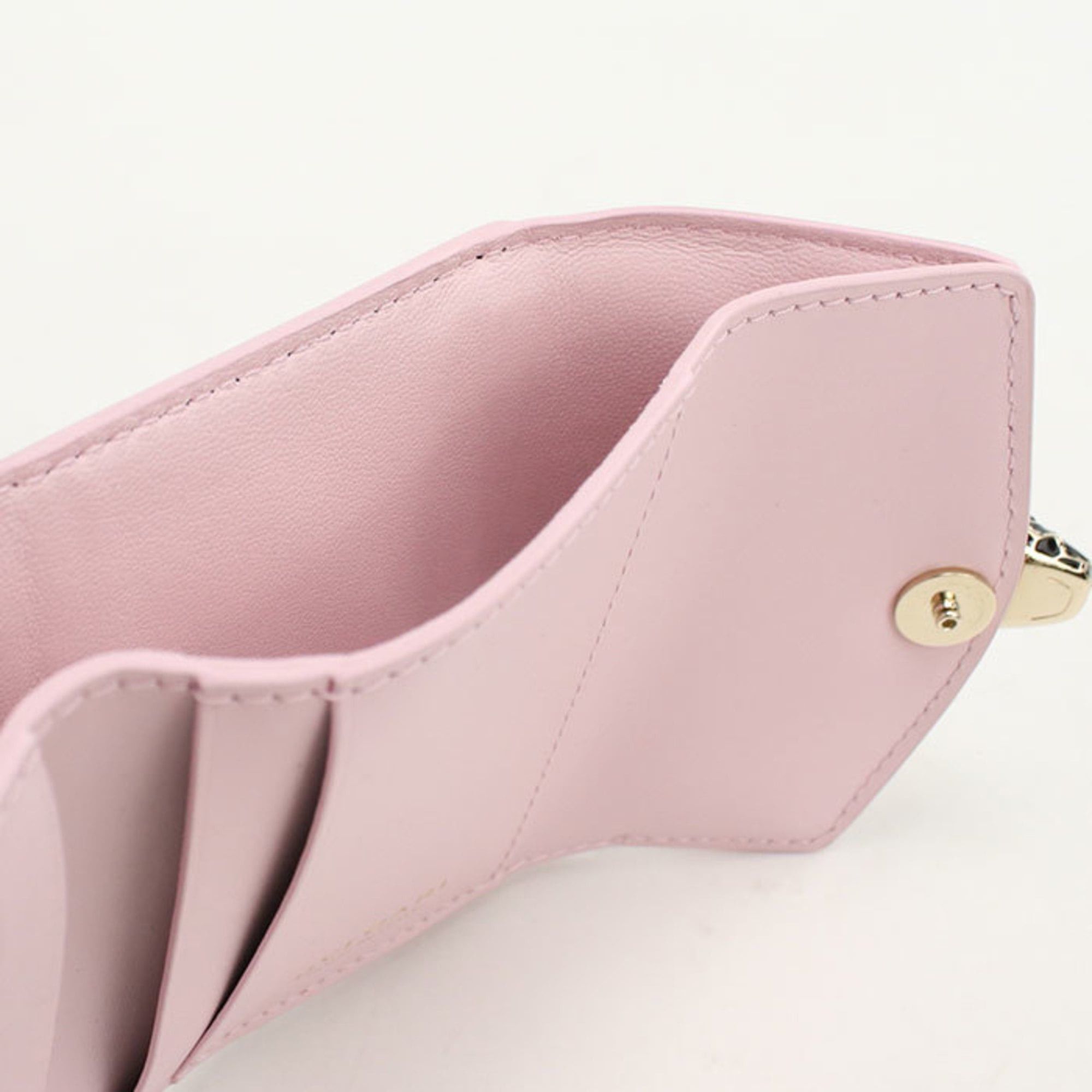 Bvlgari BVLGARI Serpenti Forever Tri-fold Wallet, Women's, Pink Size ONE SIZE - 4 Thumbnail
