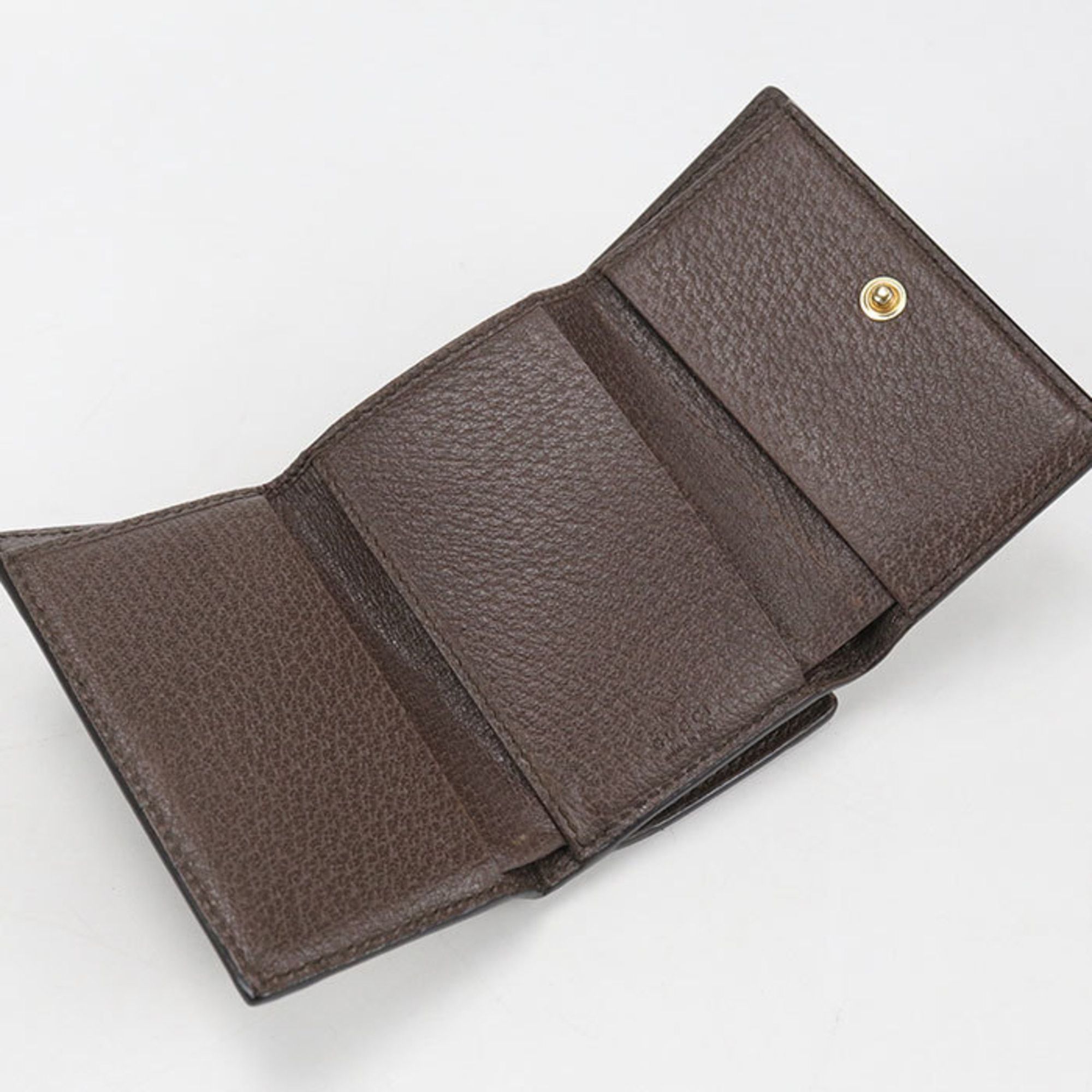 Gucci GUCCI Ophidia Tri-fold Wallet 644334 Women's Beige Size ONE SIZE - 3 Thumbnail