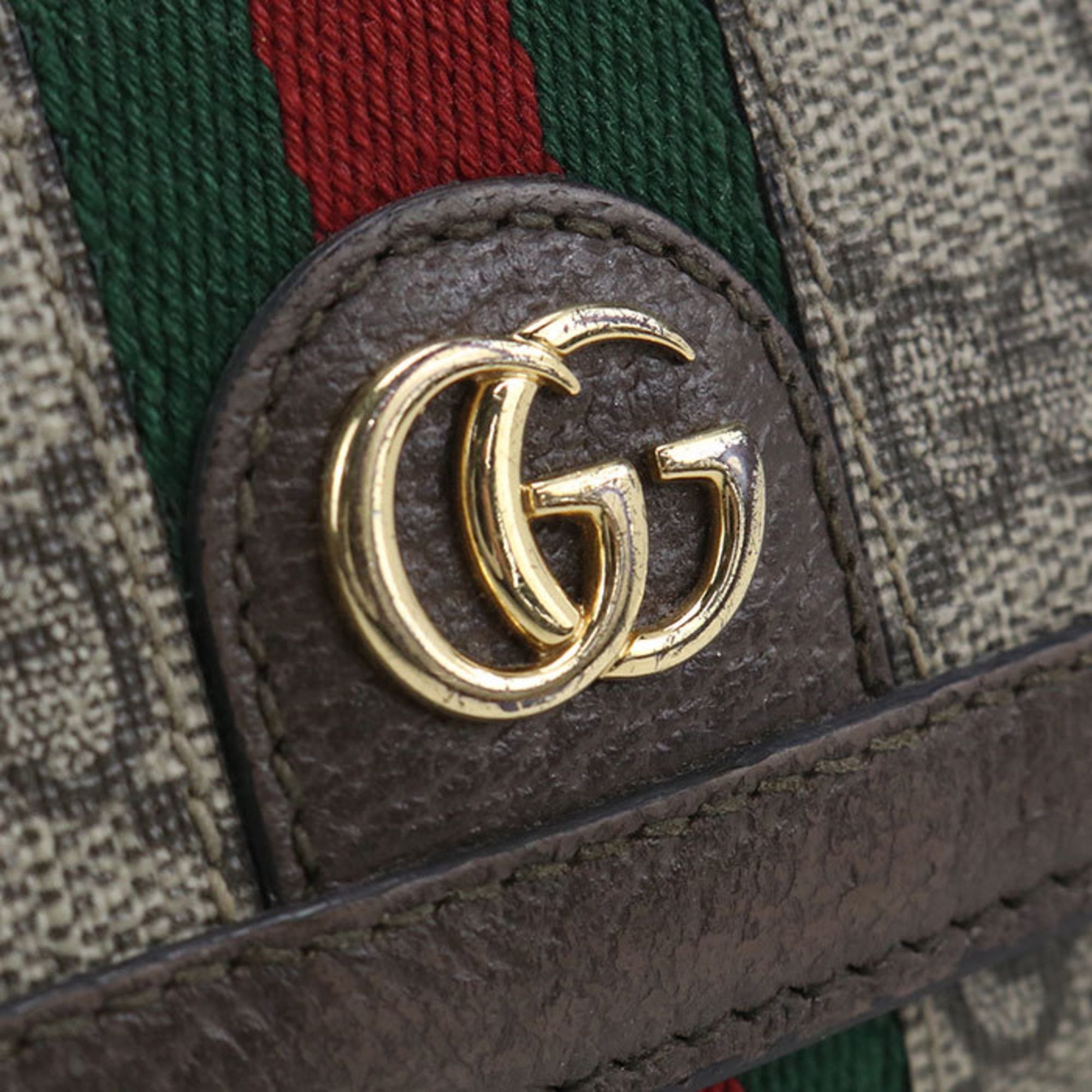 Gucci GUCCI Ophidia Tri-fold Wallet 644334 Women's Beige Size ONE SIZE - 6 Thumbnail