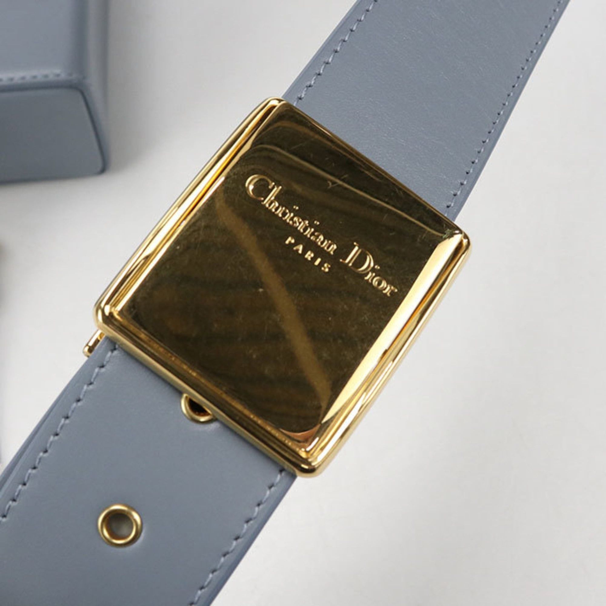 Dior Christian Dior DIOR Dior Crossbody Shoulder Bag, Box 30 Montaigne, Women's, Blue Size ONE SIZE - 7 Thumbnail