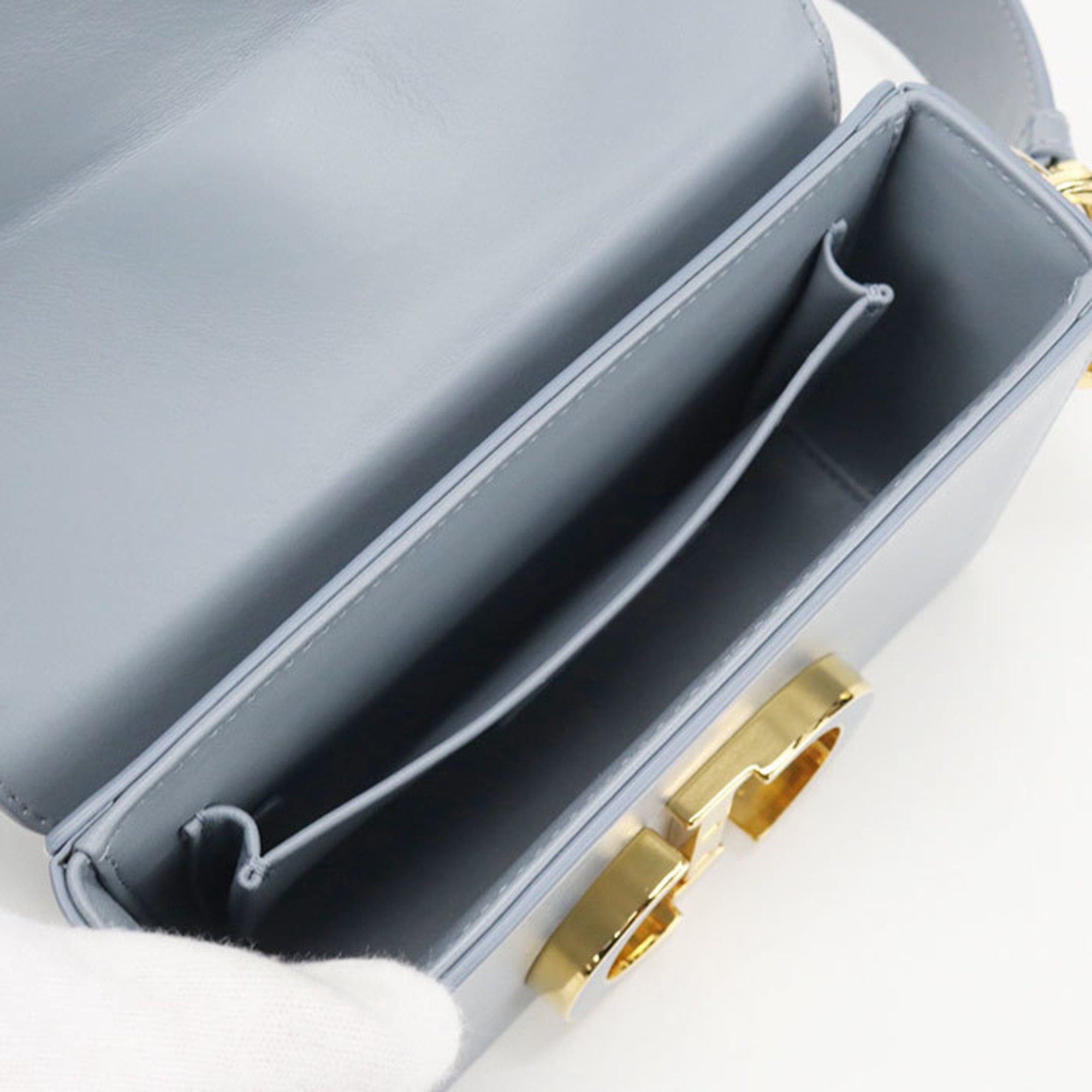 Dior Christian Dior DIOR Dior Crossbody Shoulder Bag, Box 30 Montaigne, Women's, Blue Size ONE SIZE - 3 Thumbnail