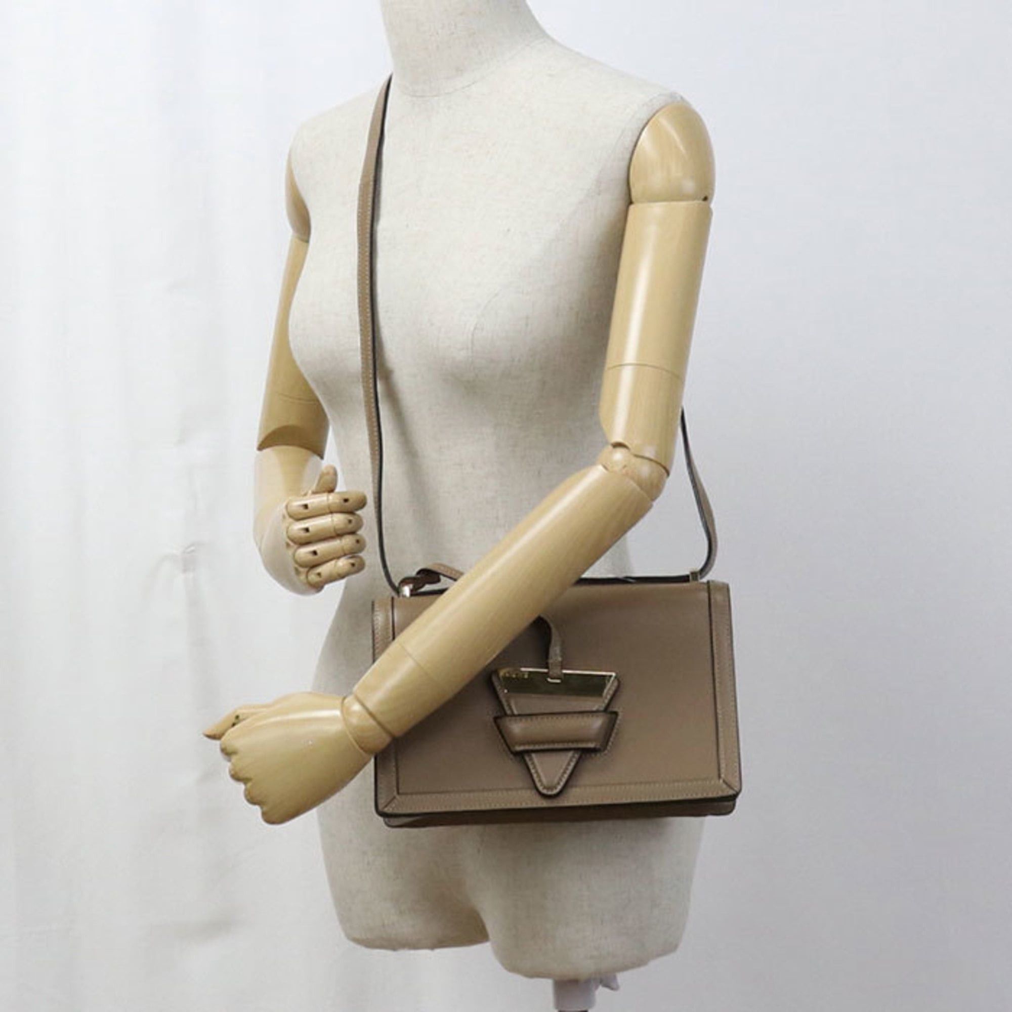 Loewe LOEWE Barcelona Shoulder Bag, Women's, Brown Size ONE SIZE - 9 Thumbnail