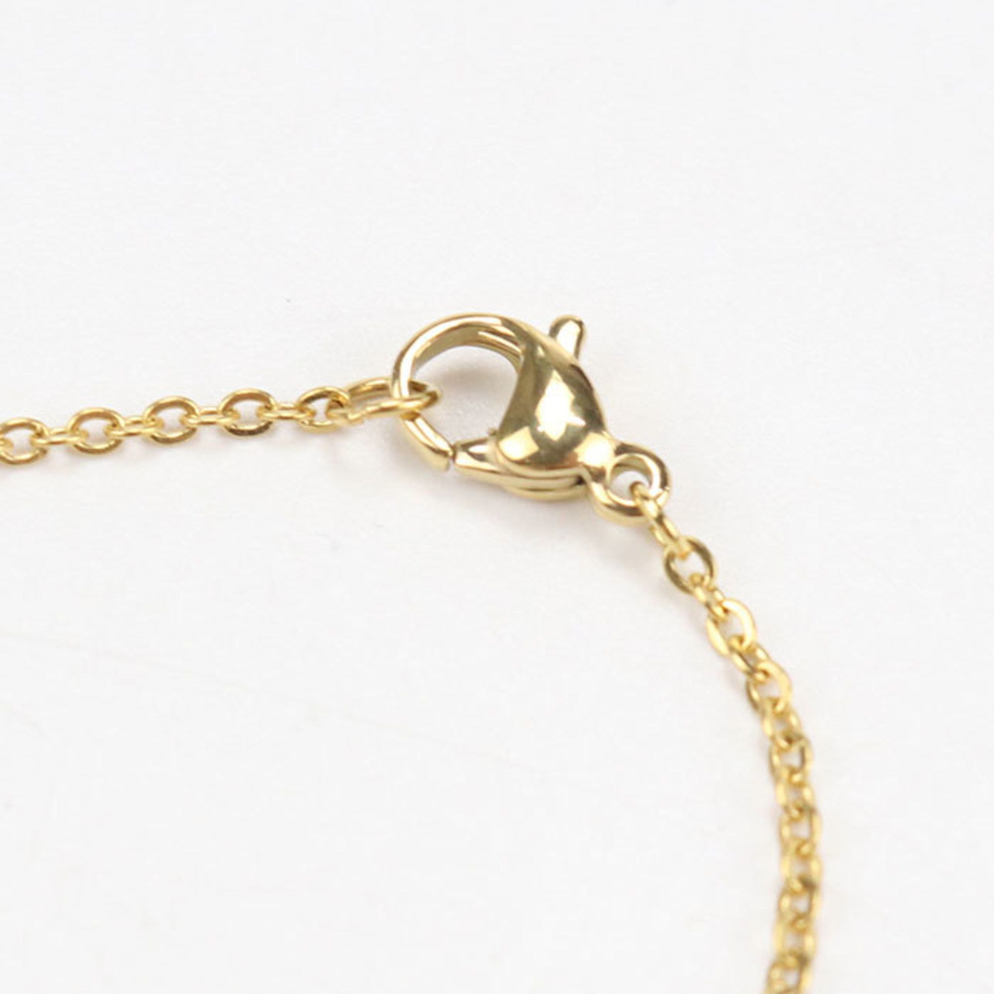 Hermes HERMES O'Kelly PM Necklace, D Stamp, Women's, Navy Size ONE SIZE - 5 Thumbnail