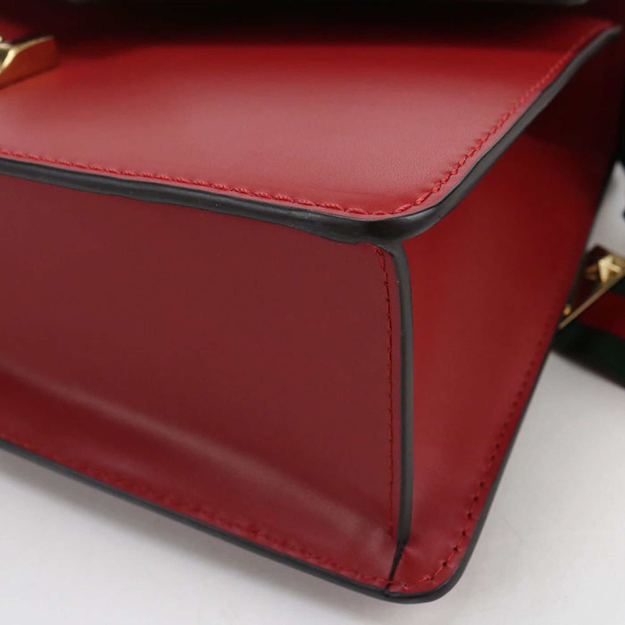 Gucci GUCCI Sylvie Shoulder Bag 421882 Women's Red Size ONE SIZE - 9 Thumbnail