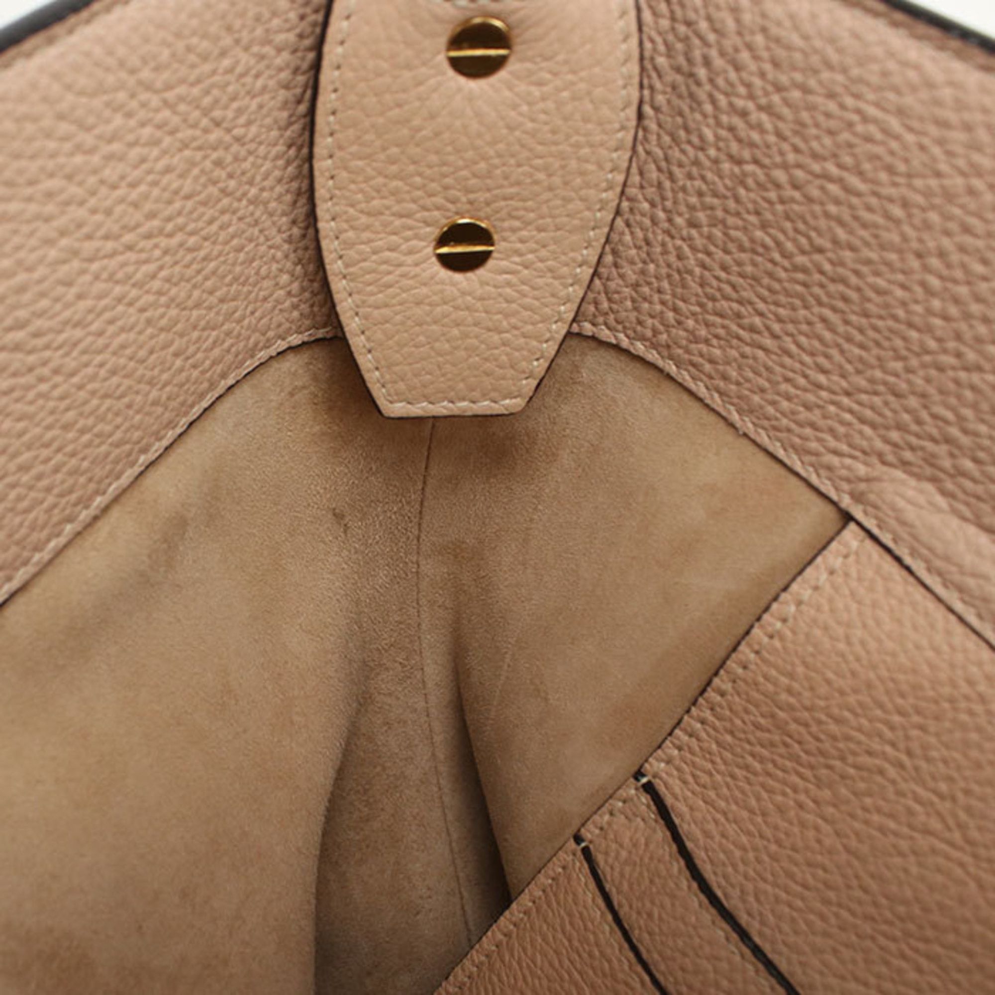 Salvatore Ferragamo Salvatore Ferragamo FERRAGAMO Ferragamo Gancini Shoulder Bag 21 2892 Women's Beige Size ONE SIZE - 6 Thumbnail