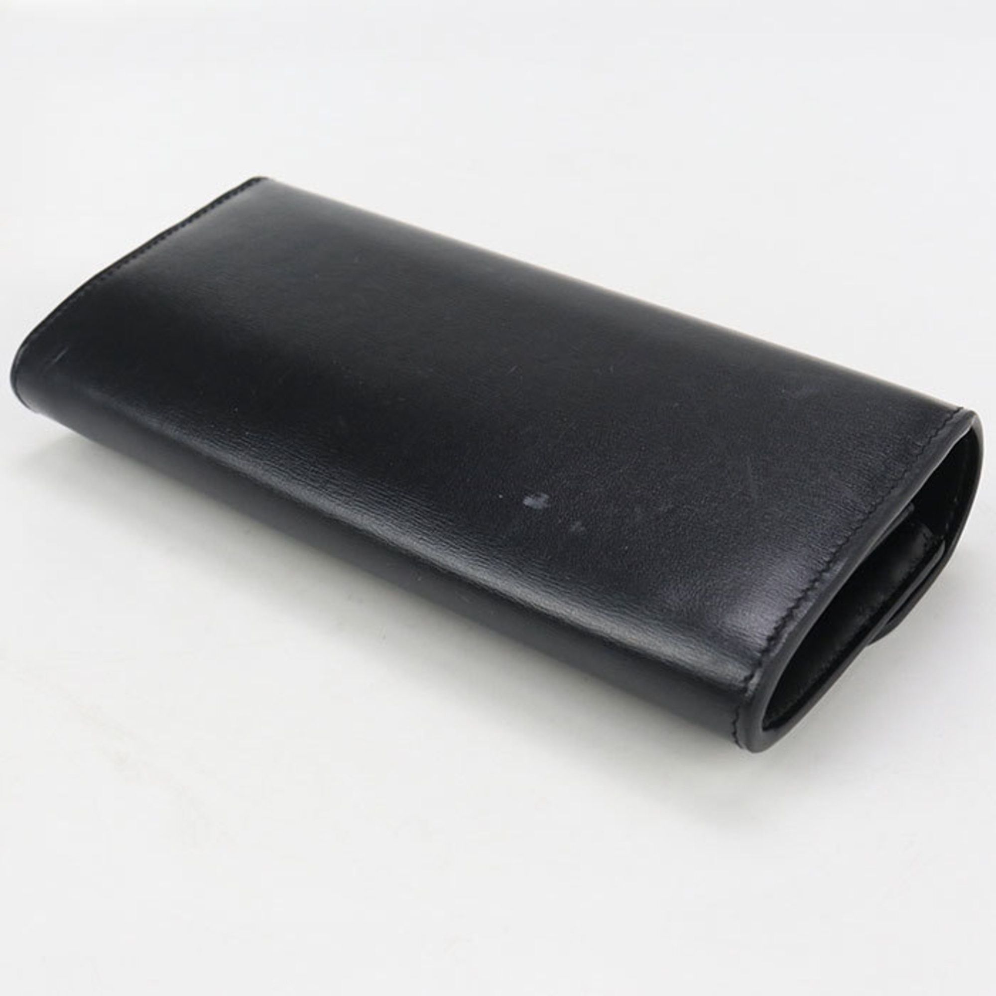 Celine CELINE Triomphe Large Wallet, Black, 10E313DPV.38NO, Bifold, Women's Size ONE SIZE - 2 Thumbnail