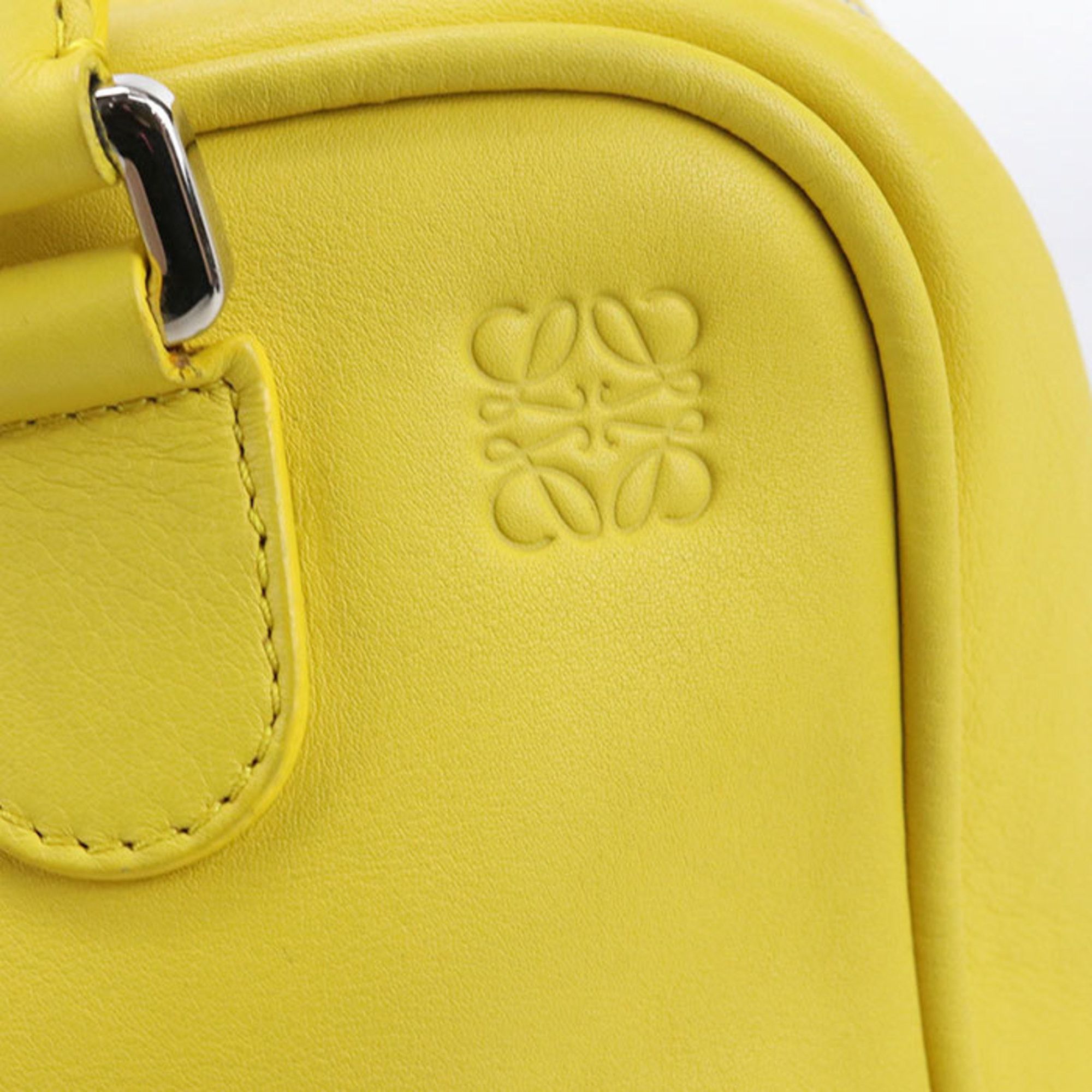 Loewe LOEWE Amazona 75 2-Way Anagram Handbag, 301.30.L03, Women's, Yellow Size ONE SIZE - 6 Thumbnail
