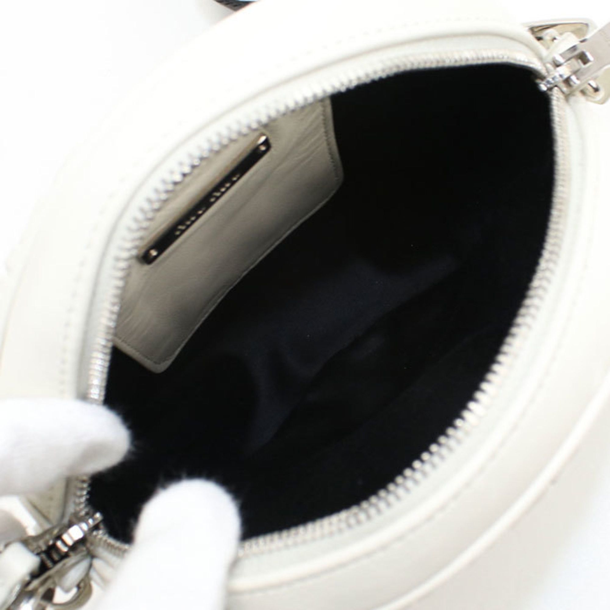 Miu Miu Miu Miu MIU Outlet Matelasse Shoulder Bag for Women, White Size ONE SIZE - 3 Thumbnail