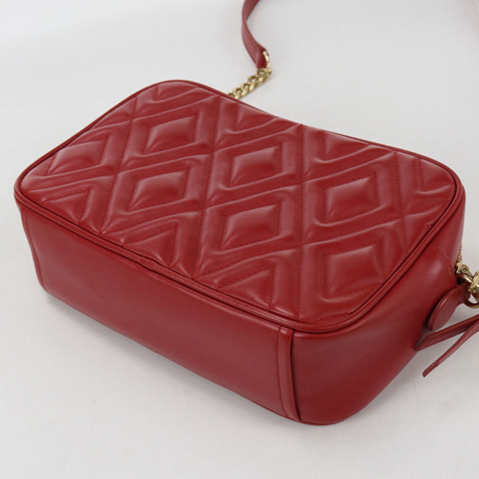 Miu Miu Miu Miu MIU Outlet Crossbody Shoulder Bag with Chain, Women's, Red Size ONE SIZE - 2 Thumbnail