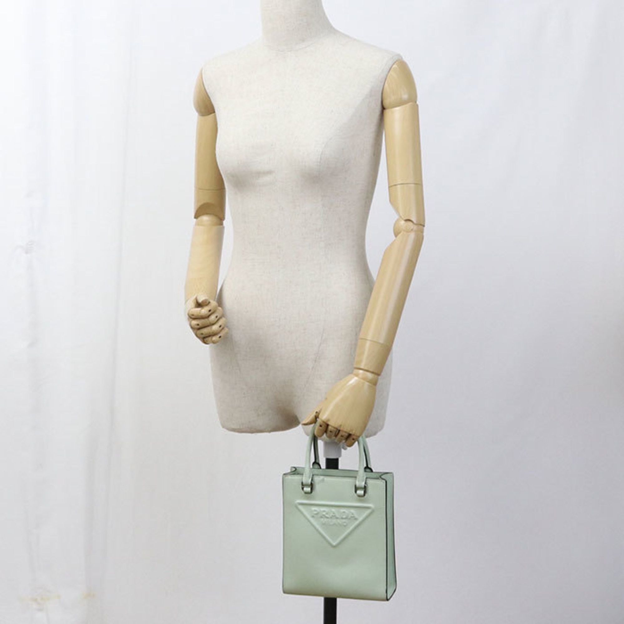 Prada Prada Handbag 1BA333 2-Way Women's Green Size ONE SIZE - 9 Thumbnail
