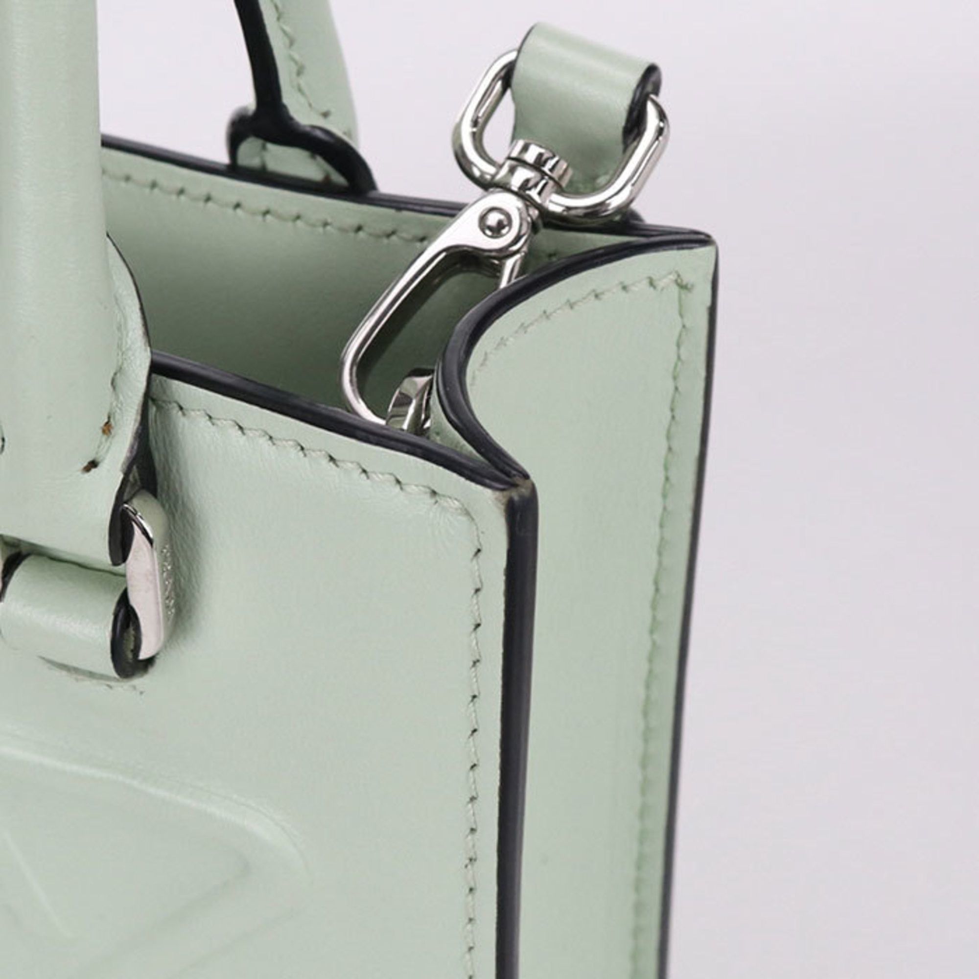 Prada Prada Handbag 1BA333 2-Way Women's Green Size ONE SIZE - 8 Thumbnail