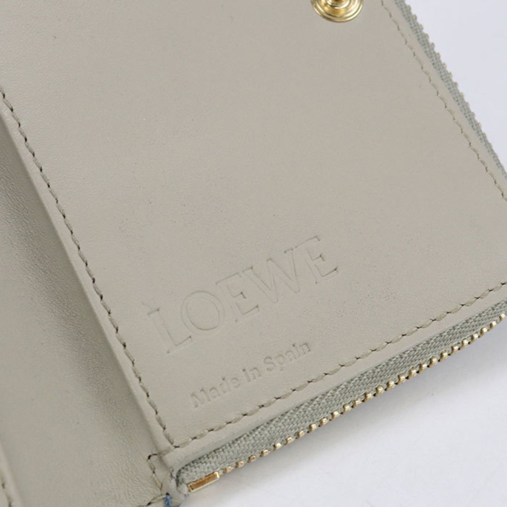 Loewe LOEWE Anagram Bifold Wallet, Women's, Blue Size ONE SIZE - 6 Thumbnail