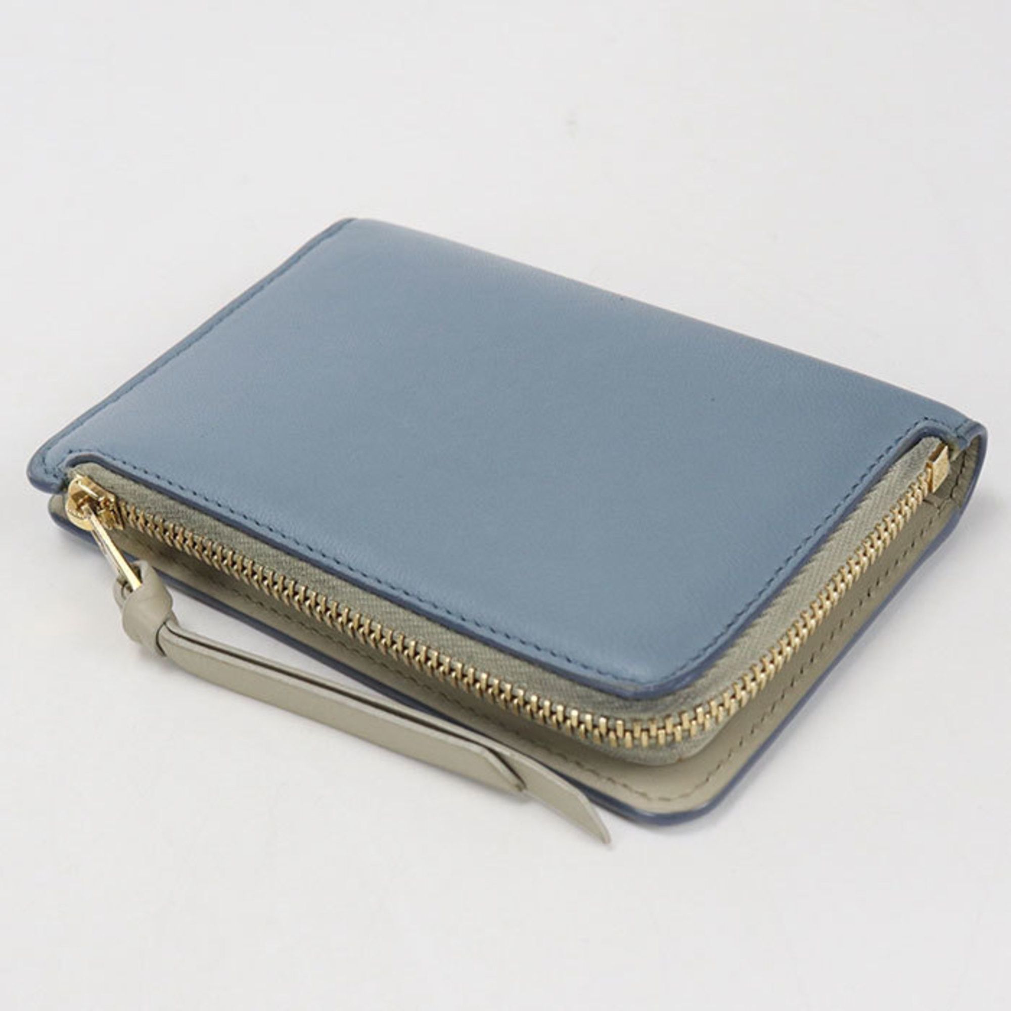 Loewe LOEWE Anagram Bifold Wallet, Women's, Blue Size ONE SIZE - 2 Thumbnail