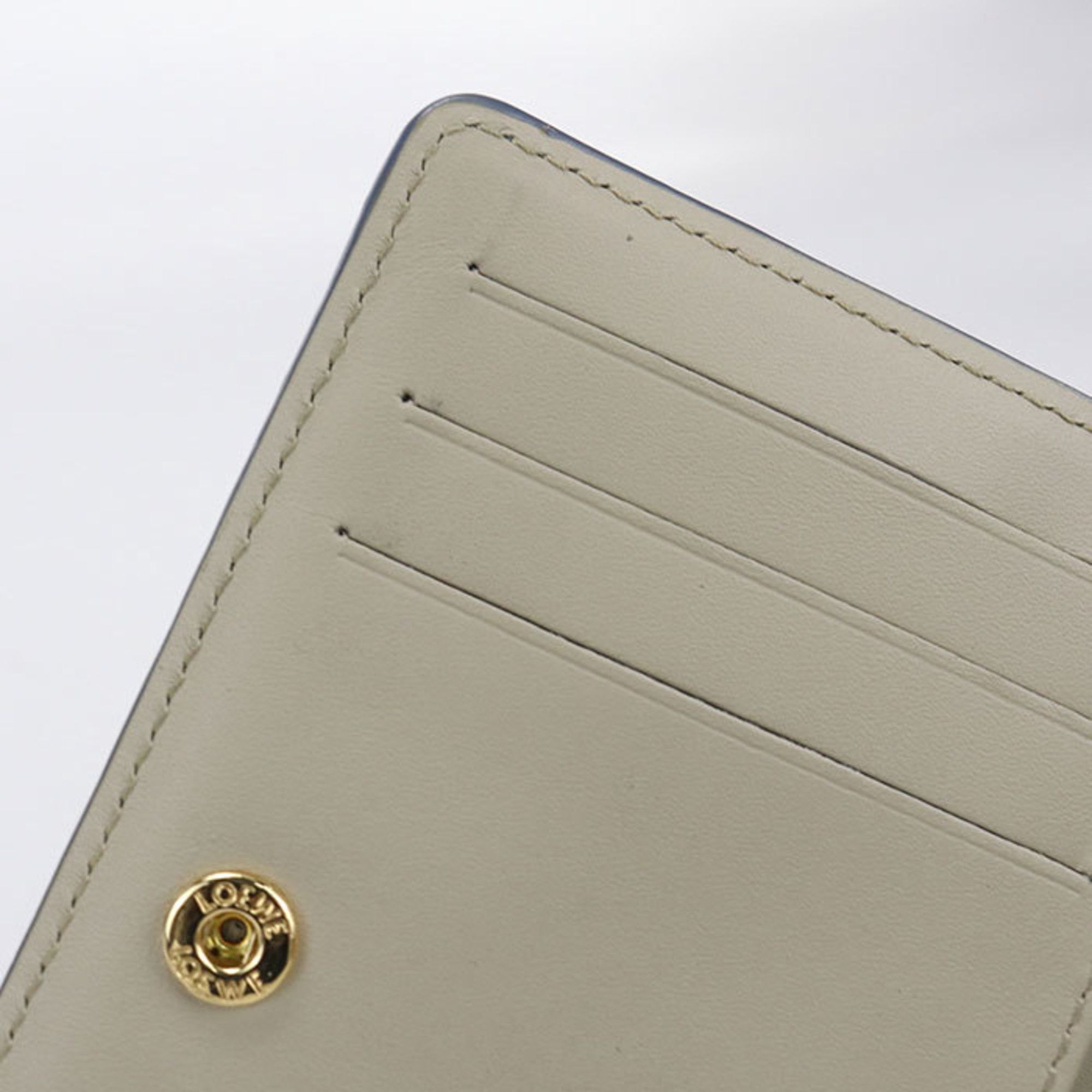 Loewe LOEWE Anagram Bifold Wallet, Women's, Blue Size ONE SIZE - 7 Thumbnail