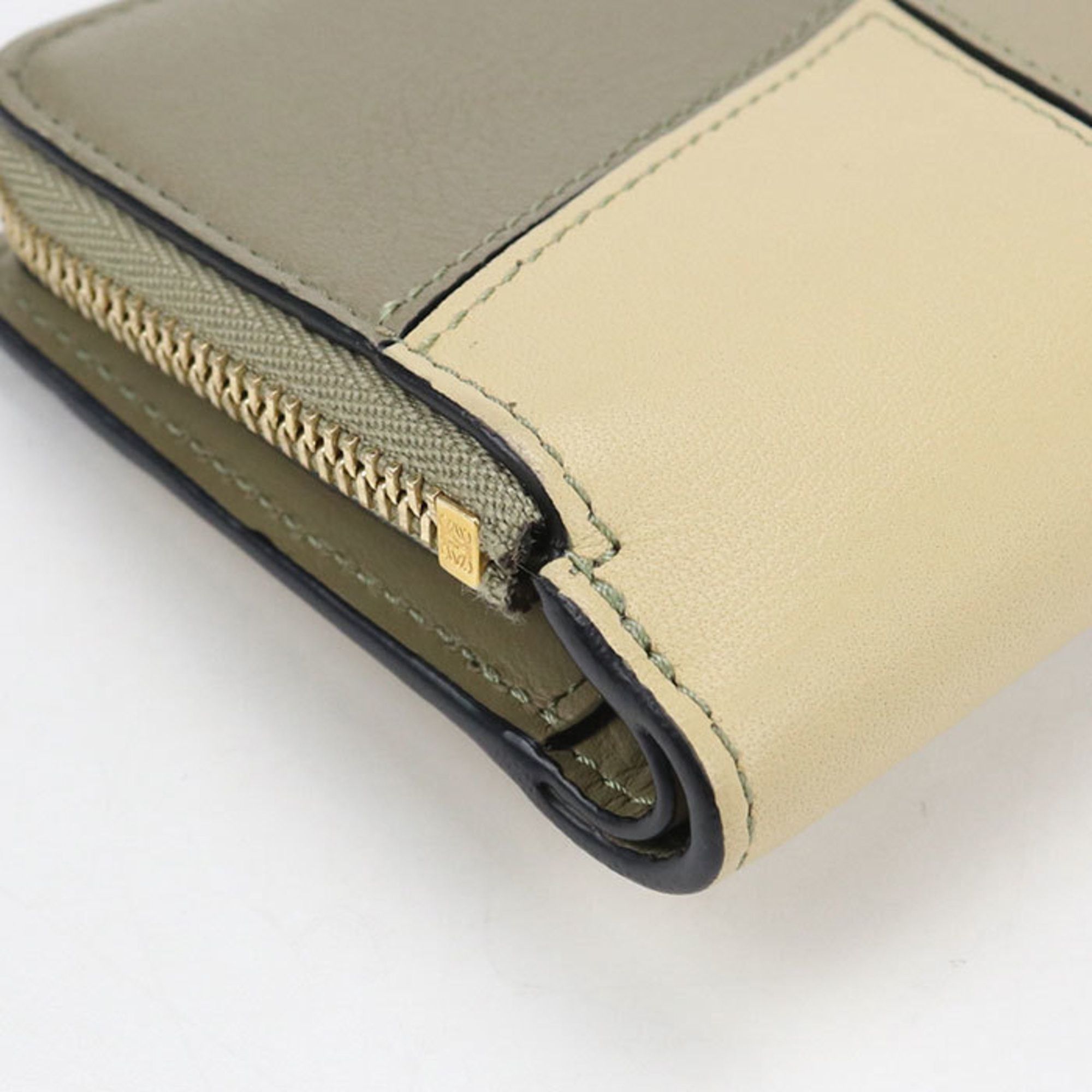 Loewe LOEWE Puzzle Bifold Wallet, Khaki, Men's and Women's Size ONE SIZE - 6 Thumbnail