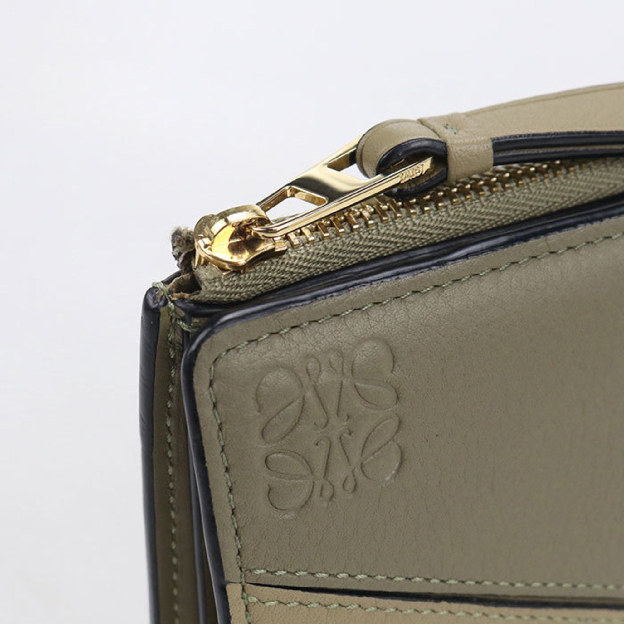 Loewe LOEWE Puzzle Bifold Wallet, Khaki, Men's and Women's Size ONE SIZE - 5 Thumbnail