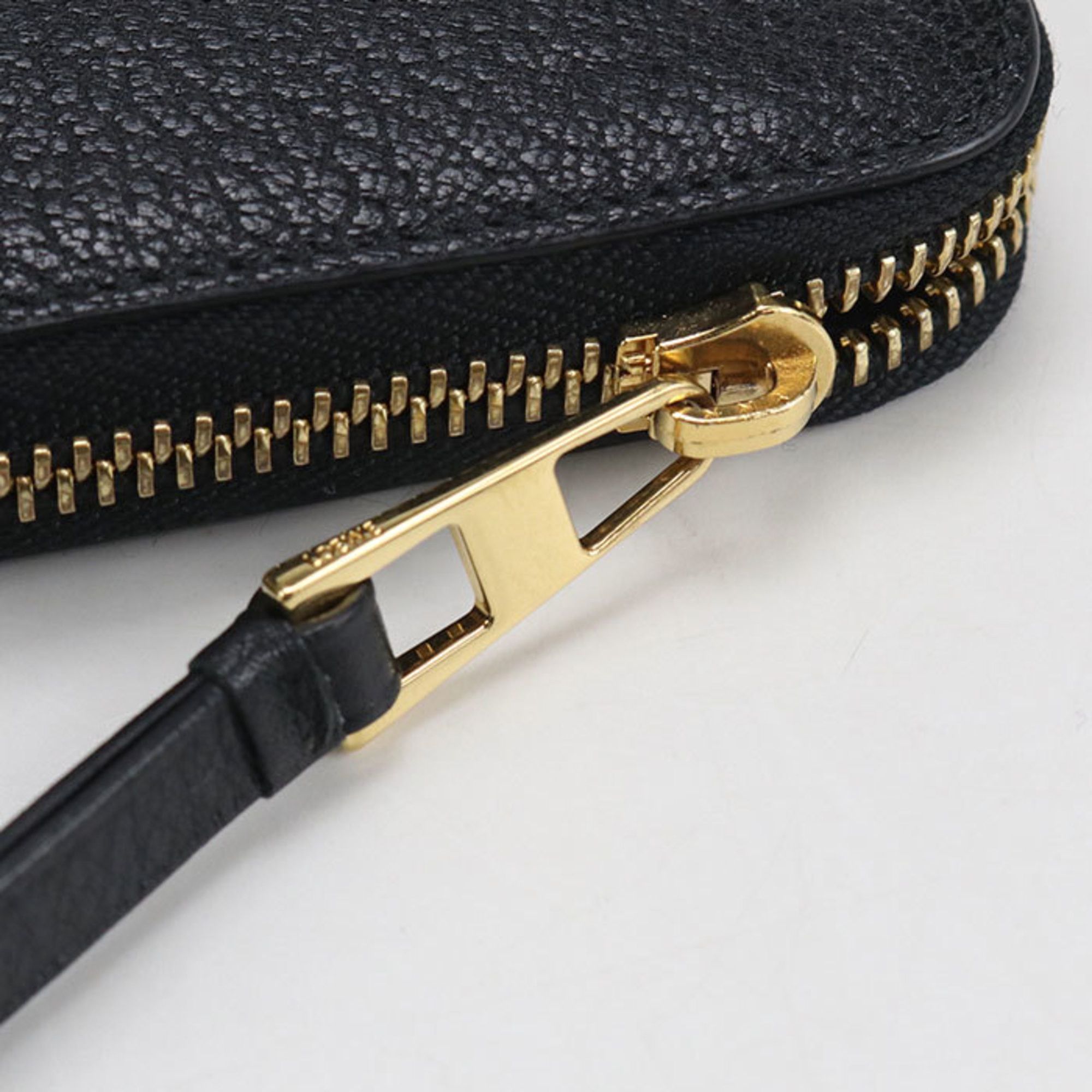 Loewe LOEWE Puzzle Women's Round Zip Wallet in Black Size ONE SIZE - 8 Thumbnail