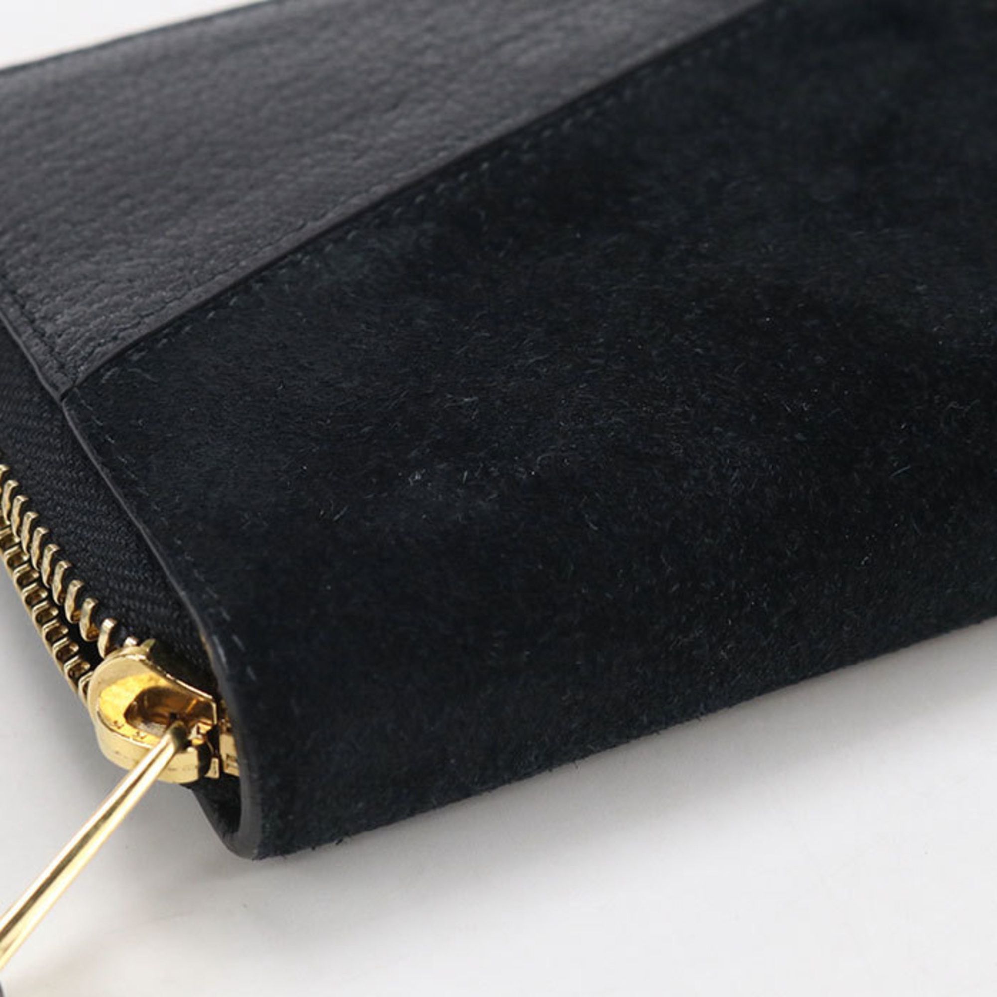 Loewe LOEWE Puzzle Women's Round Zip Wallet in Black Size ONE SIZE - 9 Thumbnail