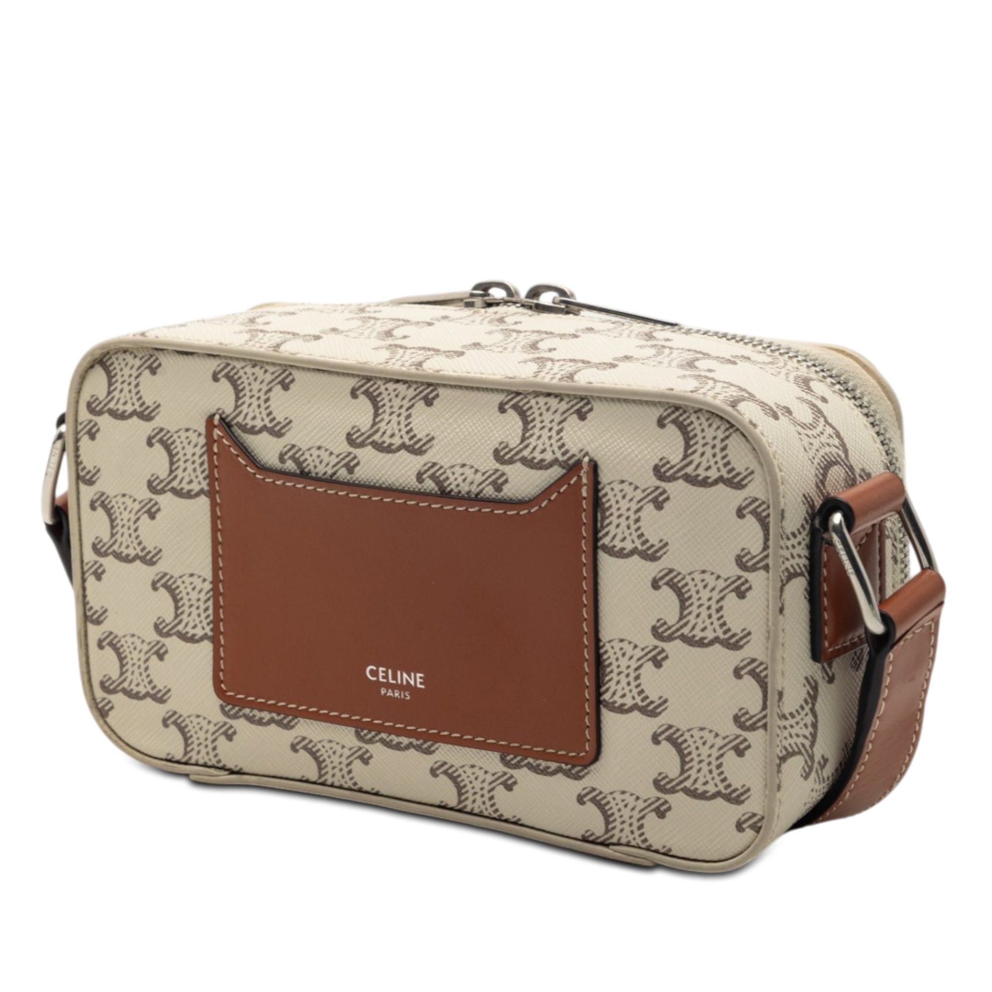 Celine Mini Triomphe Coated Canvas Camera Bag Size ONE SIZE - 2 Thumbnail
