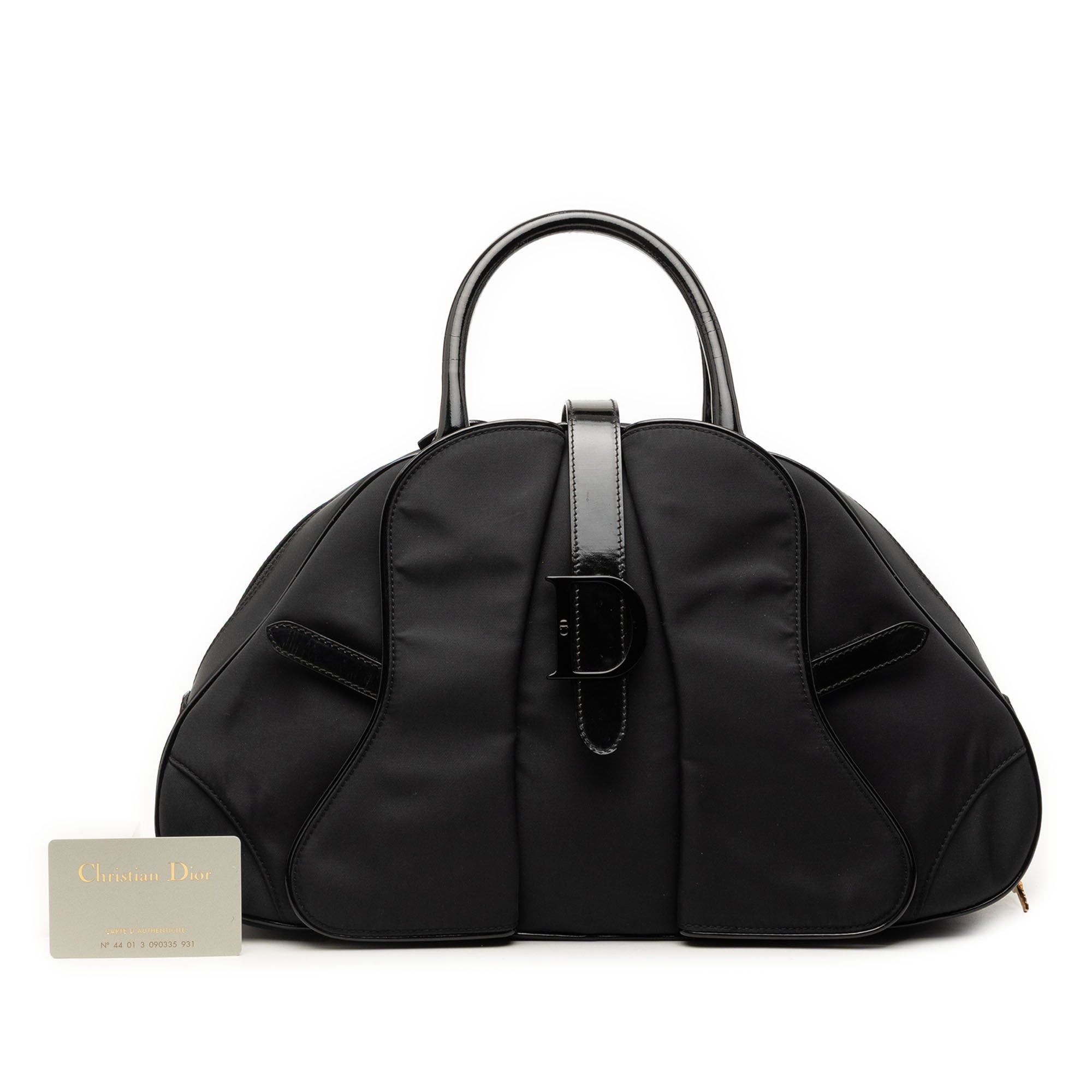 Dior Nylon Double Saddle Bowler Bag Size ONE SIZE - 10 Thumbnail