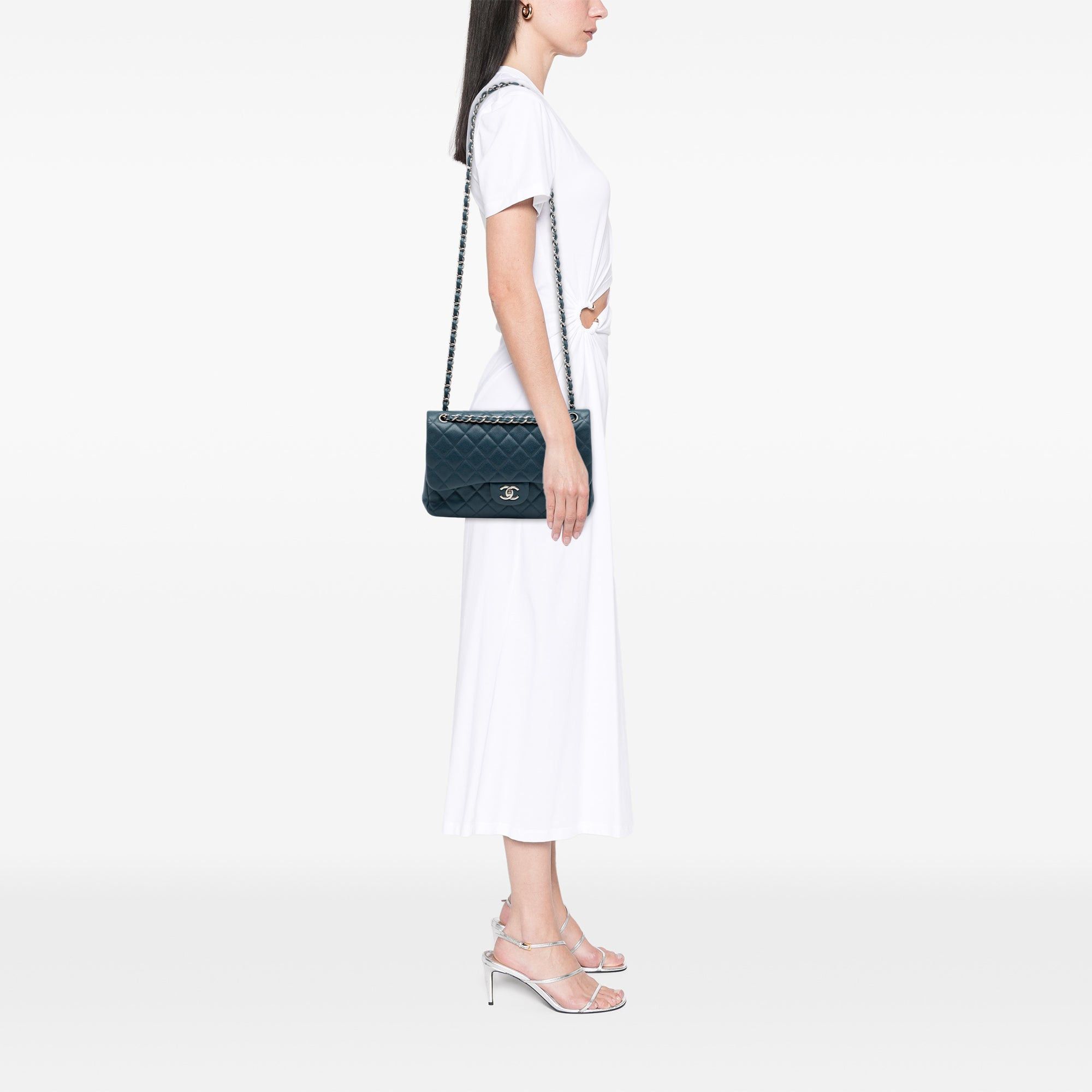 Chanel Jumbo Classic Caviar Double Flap Size ONE SIZE - 7 Thumbnail