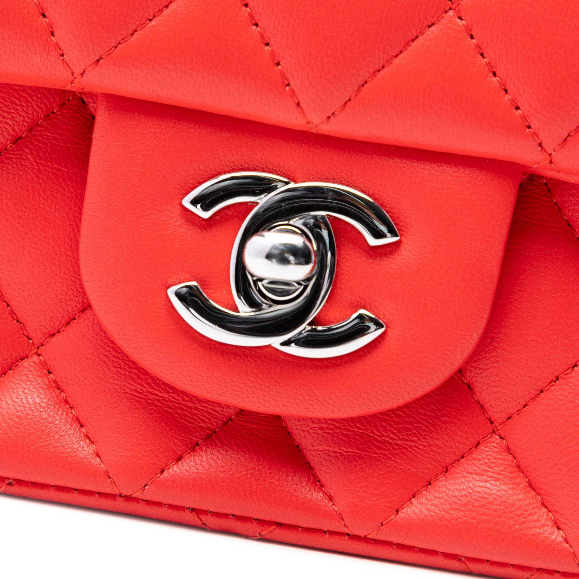Chanel Mini Square Classic Lambskin Single Flap Size ONE SIZE - 5 Thumbnail