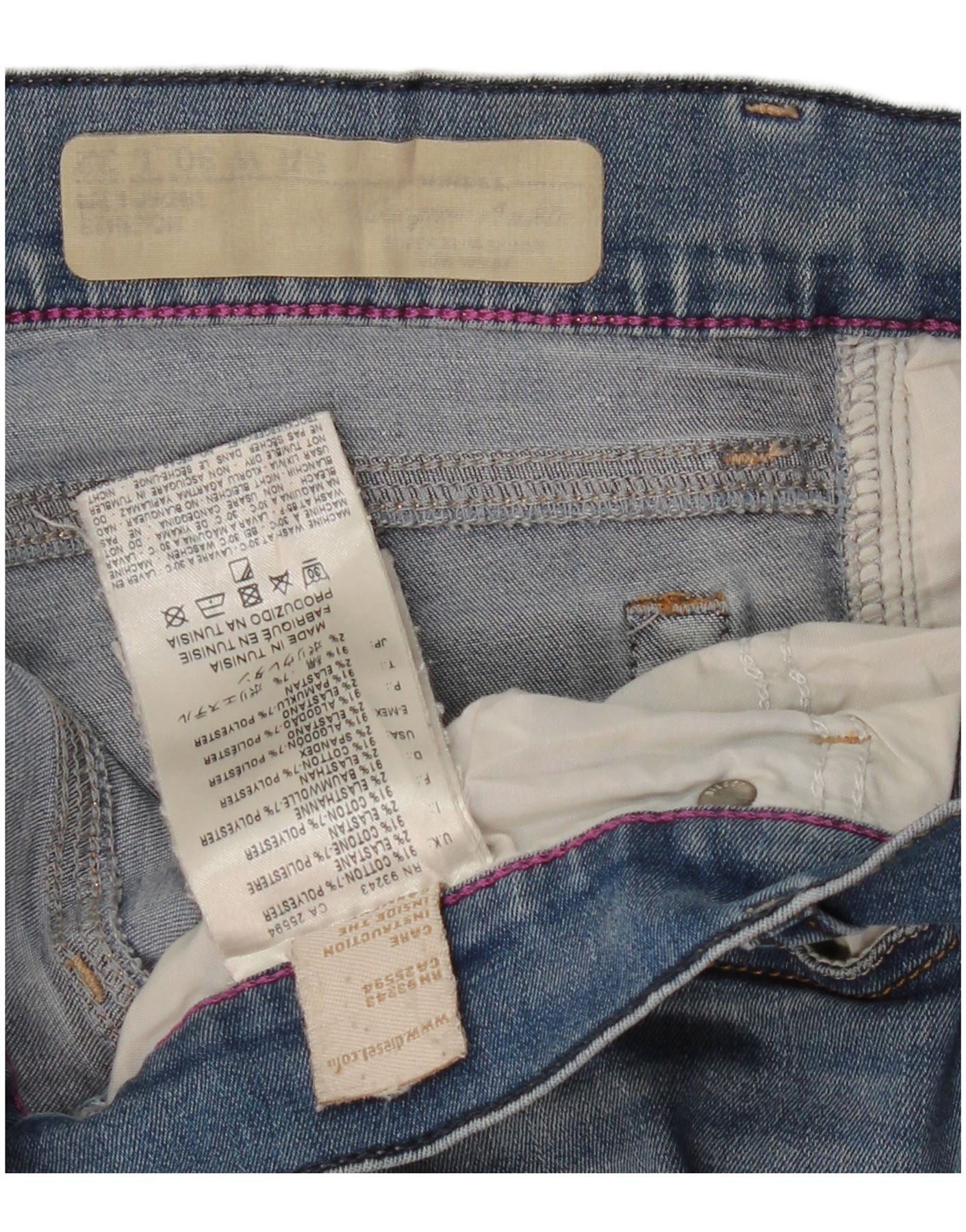 Diesel Womens Skinny Jeans W30 L28 Blue Cotton Size 42" / US 20 - 3 Thumbnail