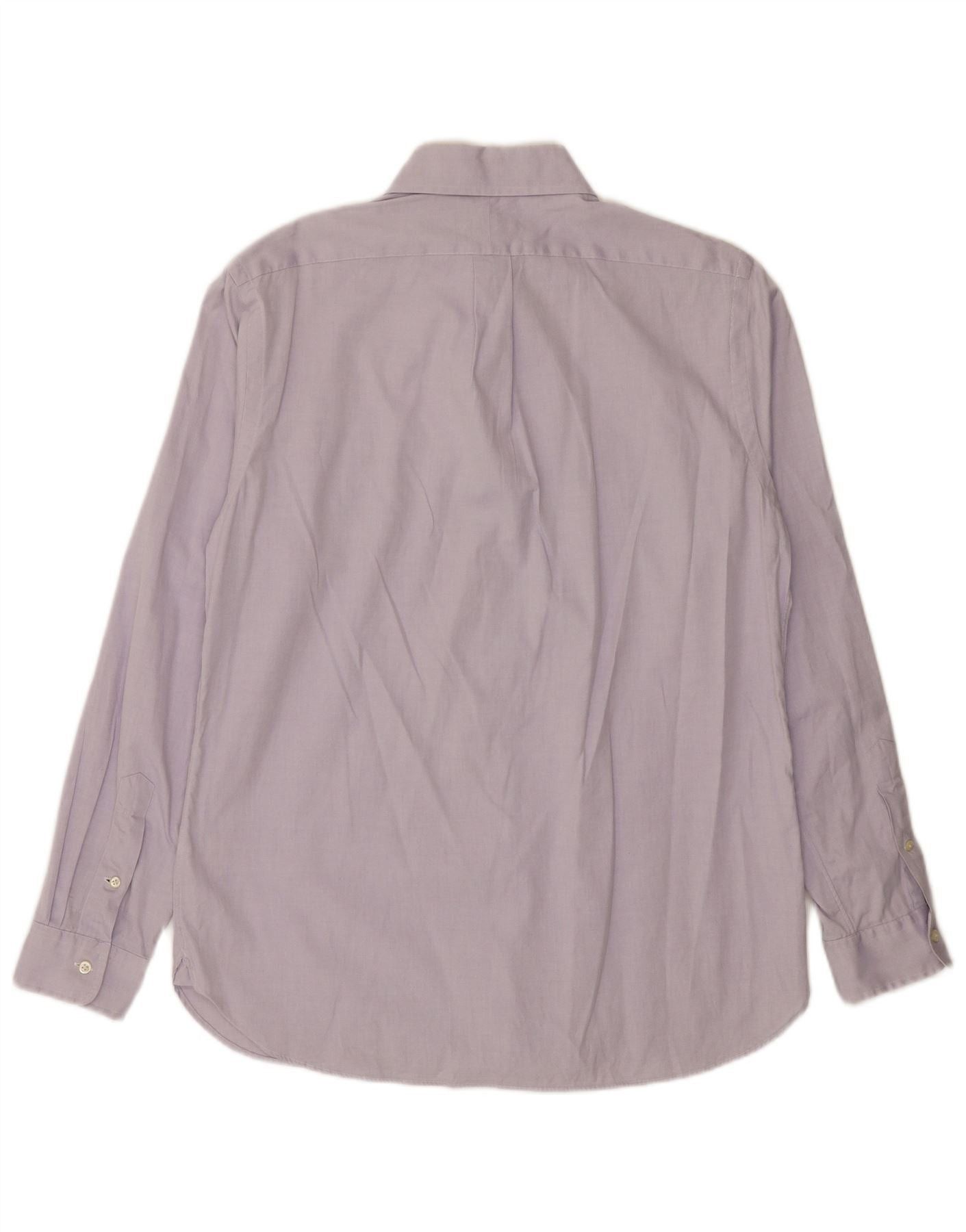 Polo Ralph Lauren Mens Shirt 16 Large Purple Cotton Size US L / EU 52-54 / 3 - 2 Thumbnail
