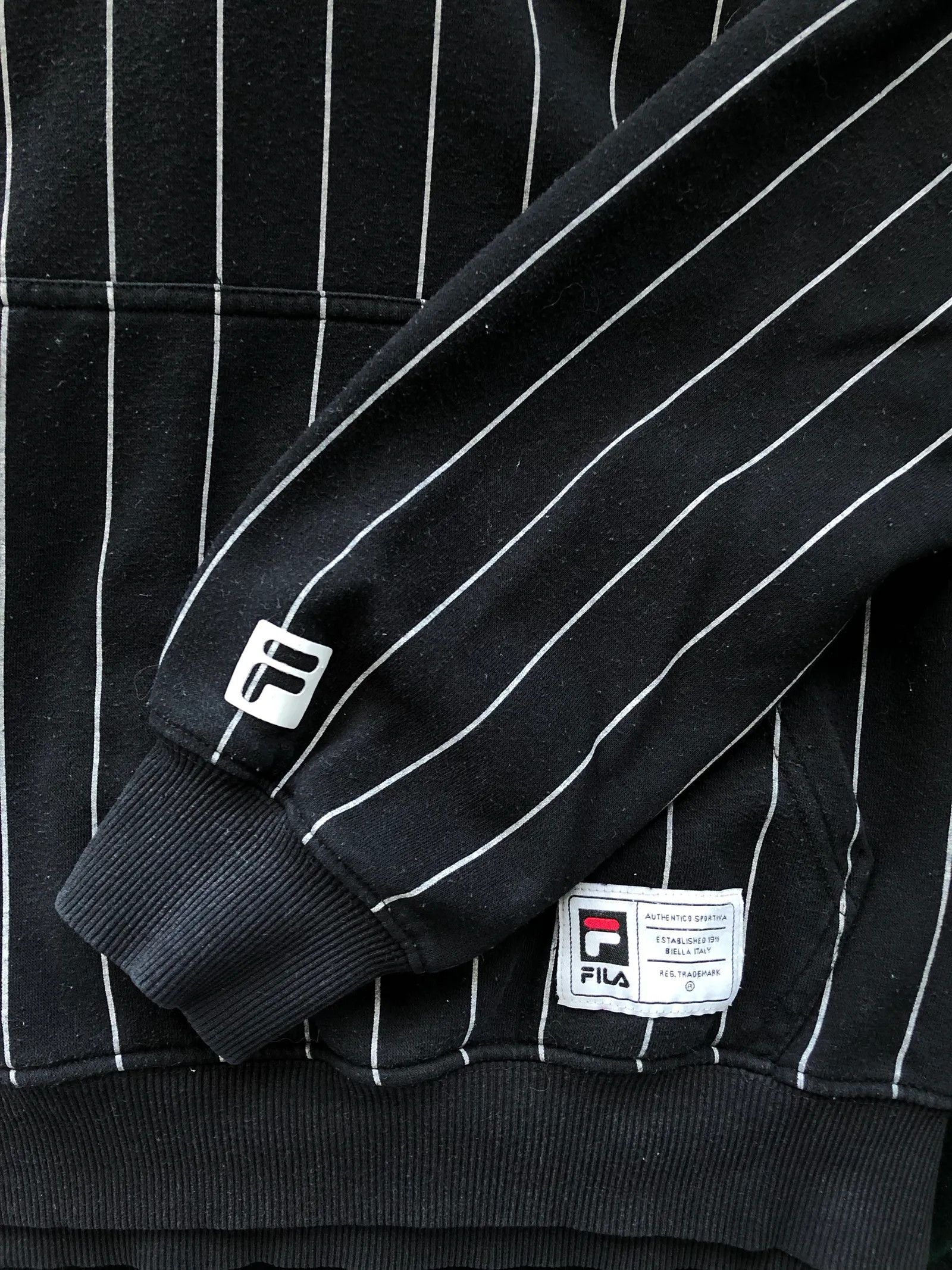 Fila Fila Pinstripe baseball style hoodie Hoodie Size US L / EU 52-54 / 3 - 5 Thumbnail