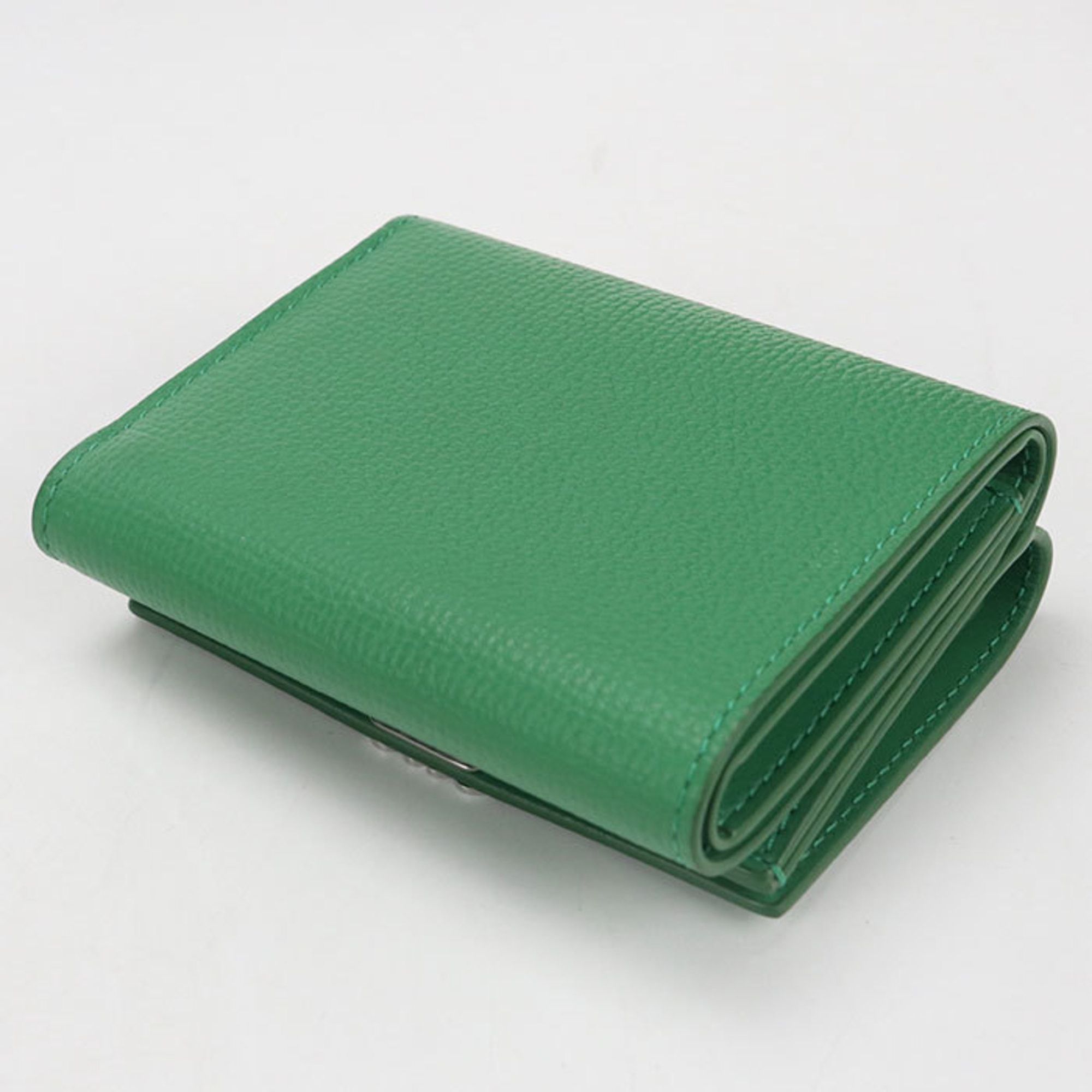 Loewe LOEWE Trifold Wallet with Anagram, Women's, Green Size ONE SIZE - 2 Thumbnail