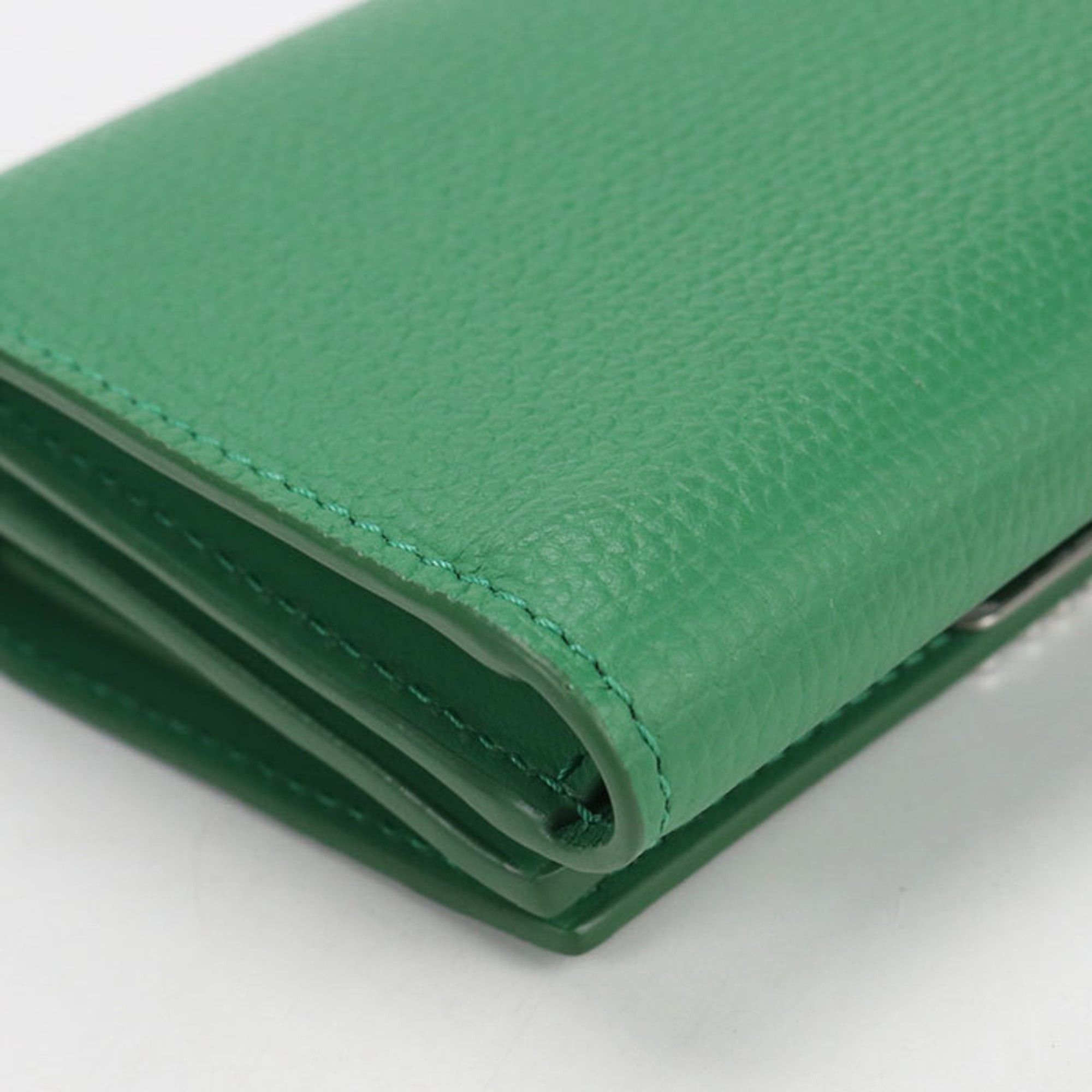 Loewe LOEWE Trifold Wallet with Anagram, Women's, Green Size ONE SIZE - 8 Thumbnail