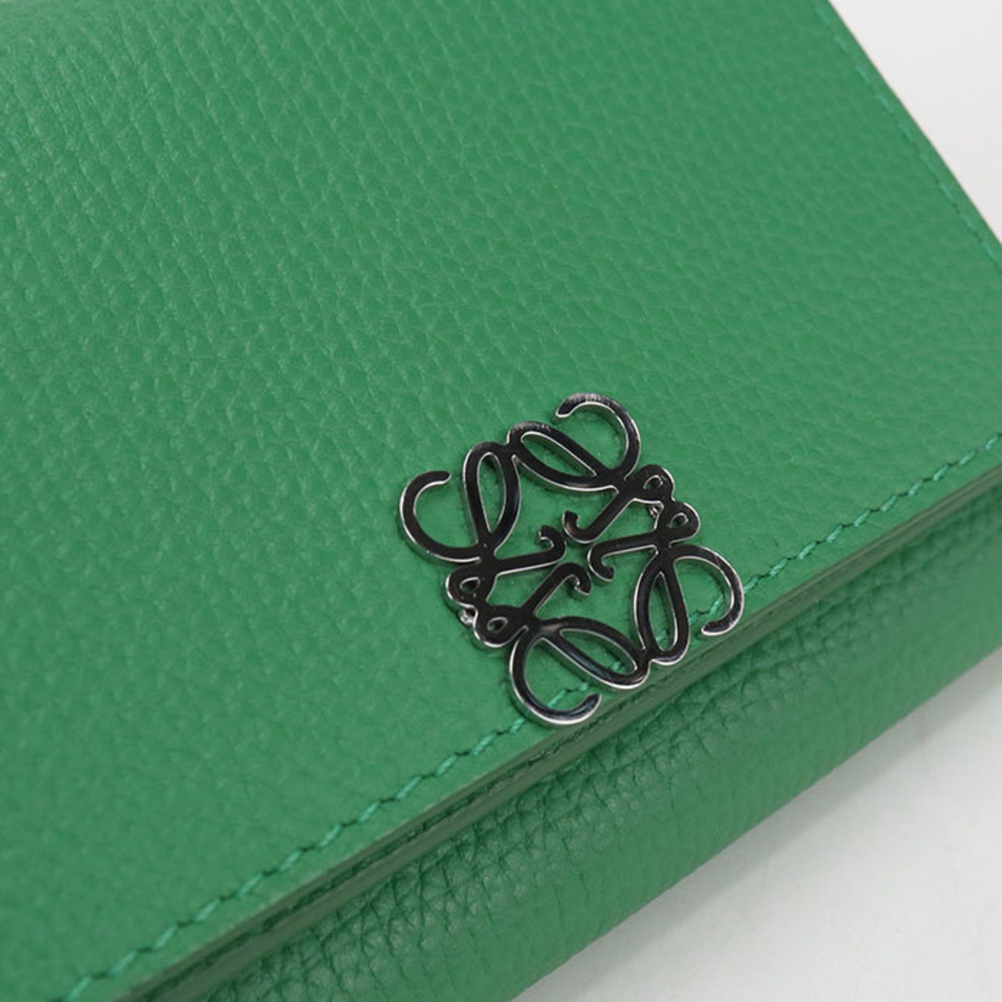 Loewe LOEWE Trifold Wallet with Anagram, Women's, Green Size ONE SIZE - 5 Thumbnail