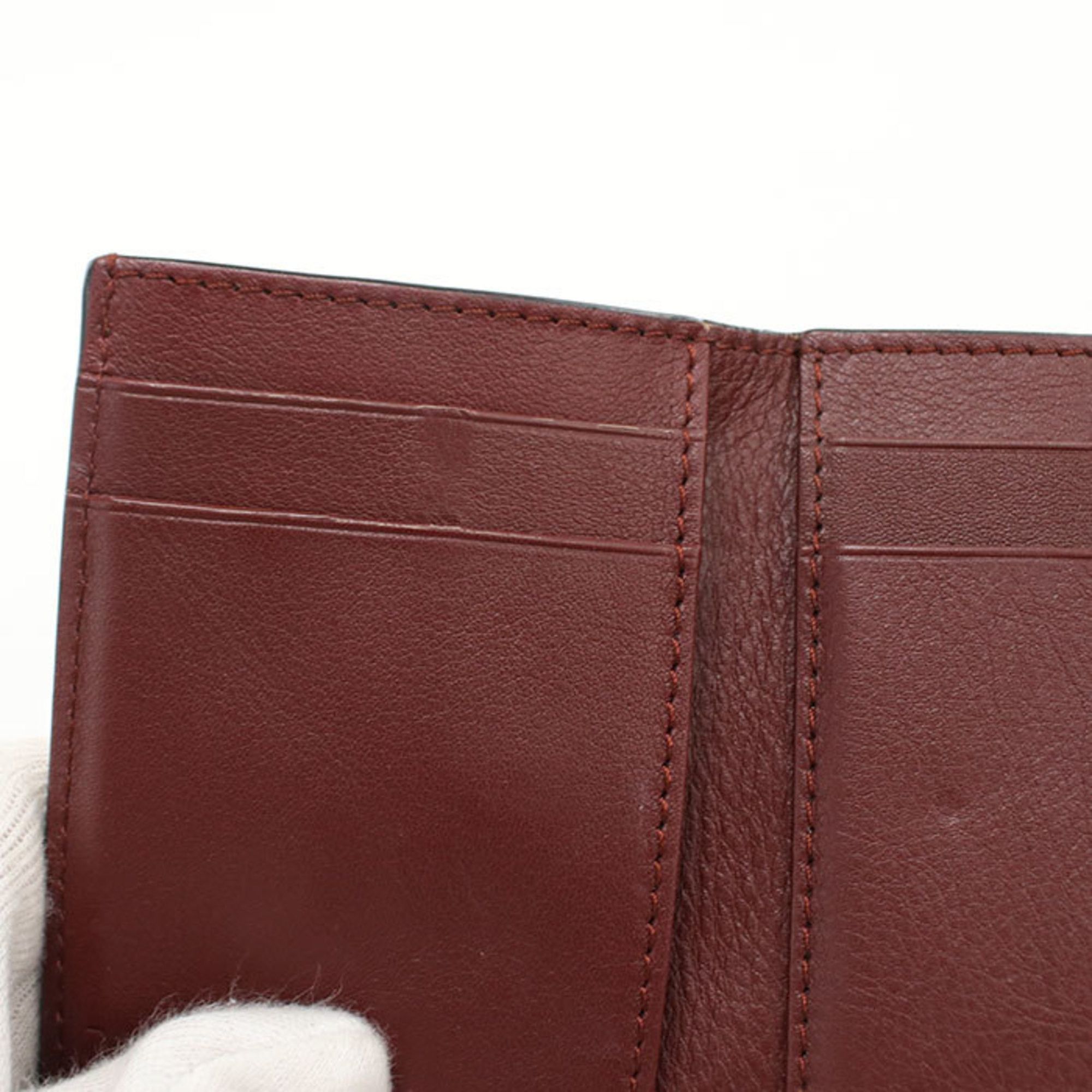 Loewe LOEWE Tri-fold Wallet C821TR2X16 Anagram Women's Wine Red Size ONE SIZE - 6 Thumbnail