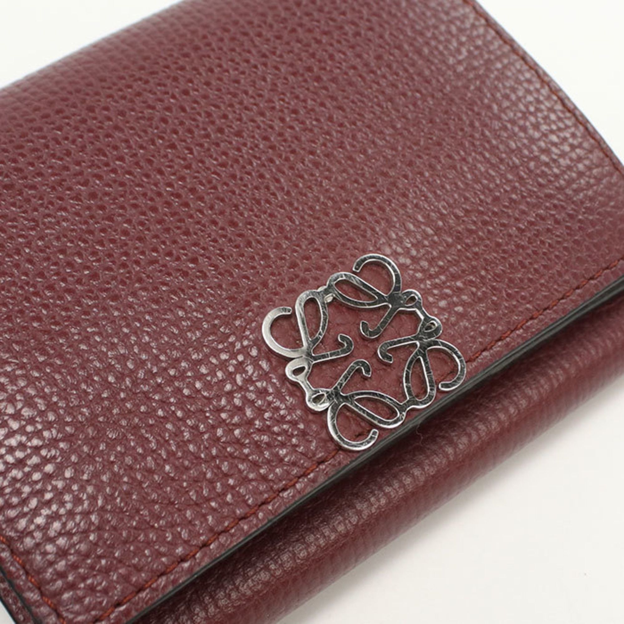 Loewe LOEWE Tri-fold Wallet C821TR2X16 Anagram Women's Wine Red Size ONE SIZE - 7 Thumbnail