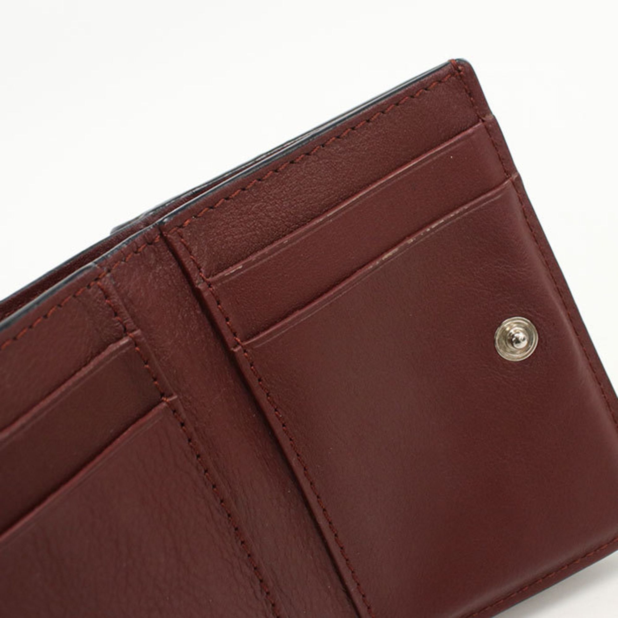 Loewe LOEWE Tri-fold Wallet C821TR2X16 Anagram Women's Wine Red Size ONE SIZE - 4 Thumbnail