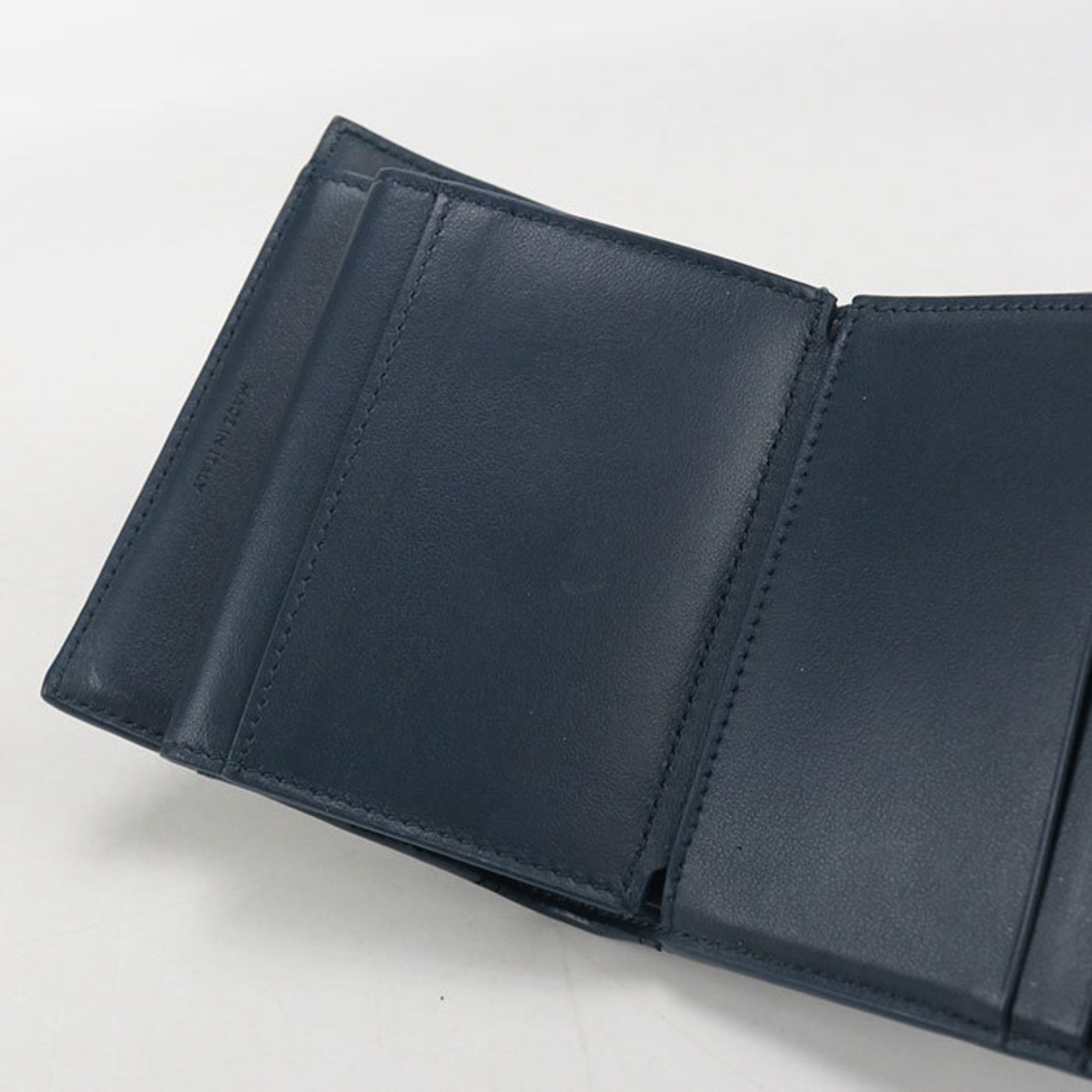 Celine CELINE Triomphe Small Flap Wallet in Navy Size ONE SIZE - 4 Thumbnail