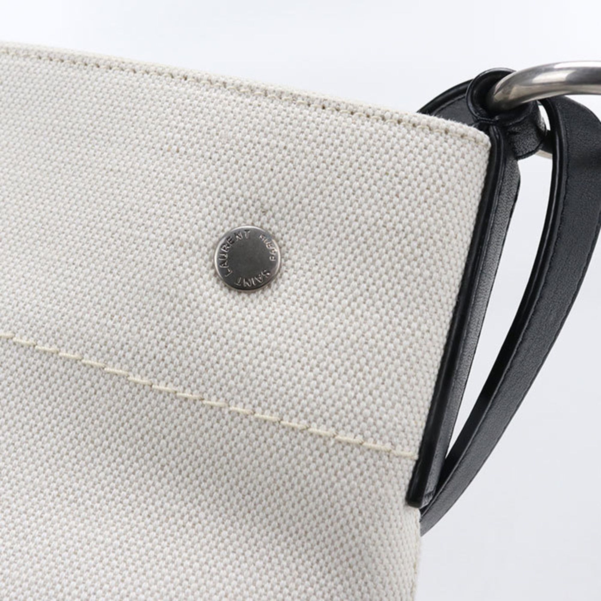 Saint Laurent Paris SAINT LAURENT Shoulder Bag 669299 FAAAZ 9024 Bucket 2-Way Rive Gauche Women's White Size ONE SIZE - 5 Thumbnail