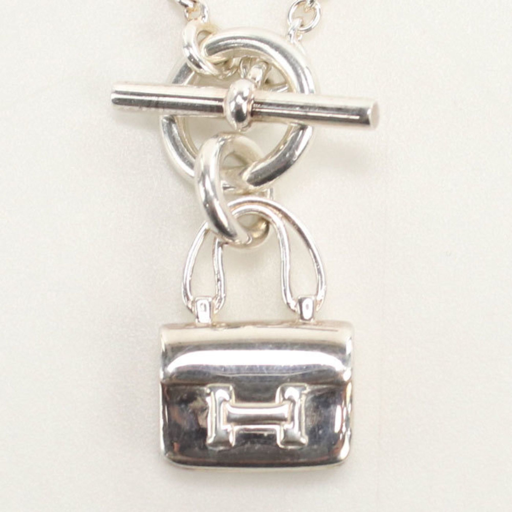 Hermes HERMES Constance Amulet Necklace for Women in Silver Size ONE SIZE - 4 Thumbnail