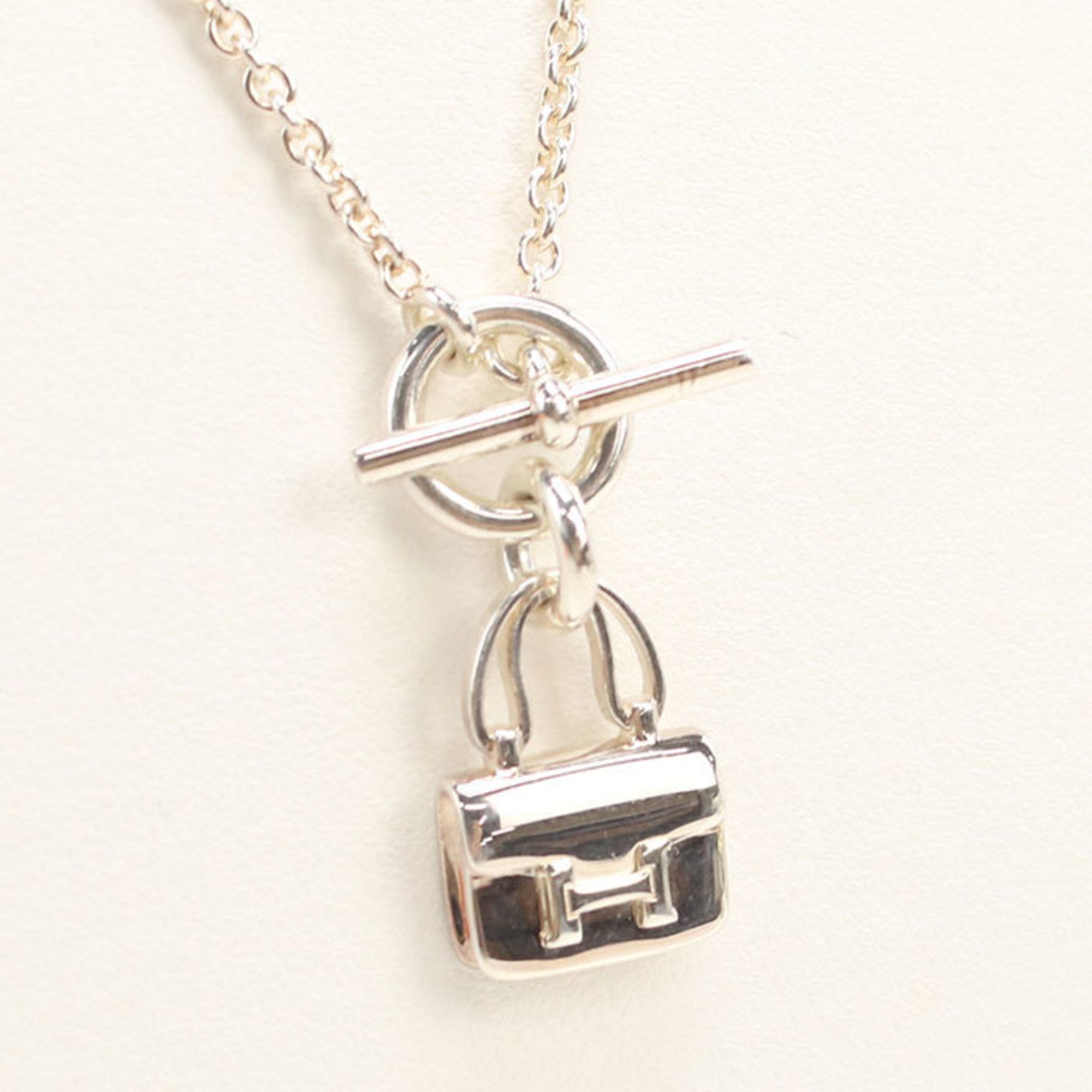 Hermes HERMES Constance Amulet Necklace for Women in Silver Size ONE SIZE - 2 Thumbnail