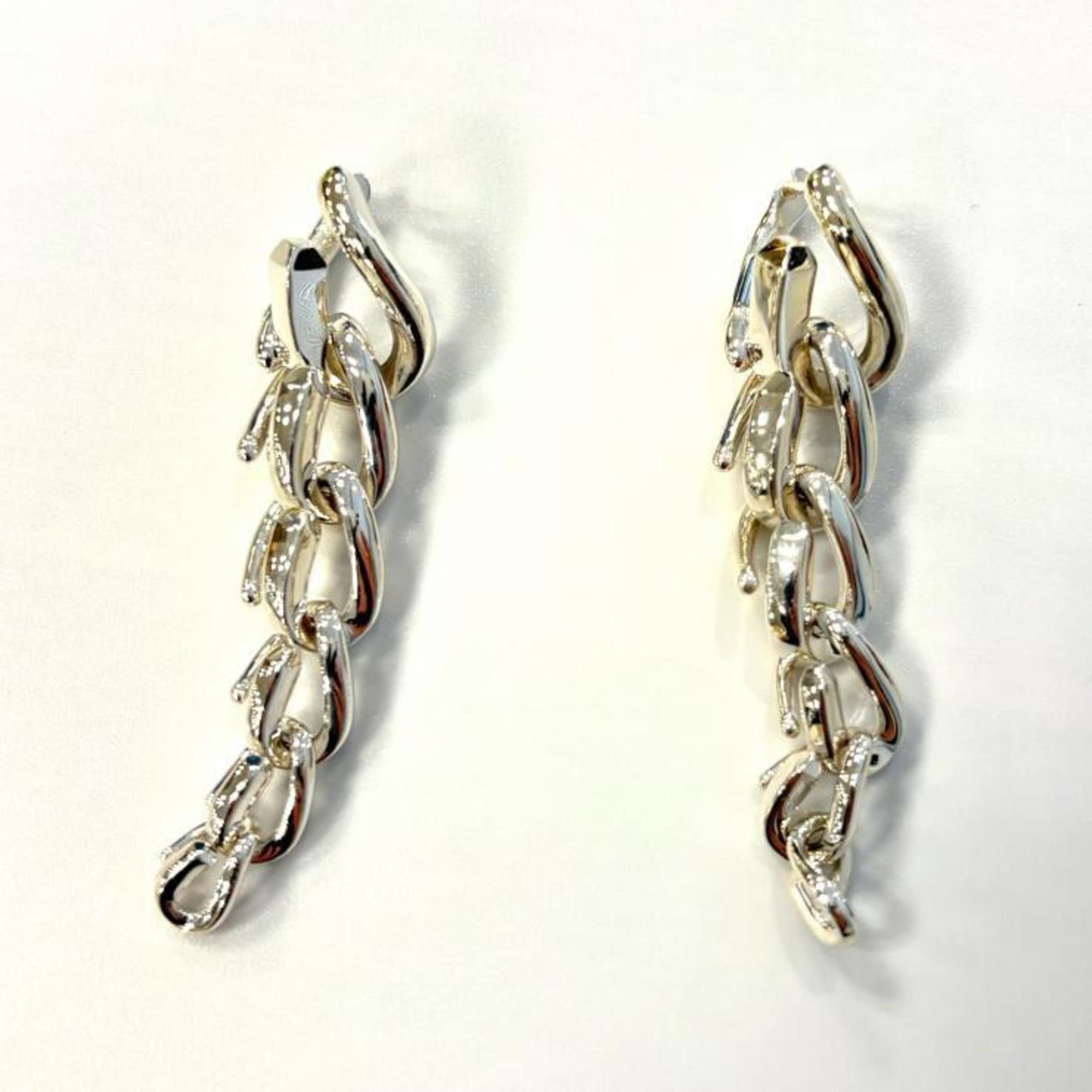 Tiffany & Co. Tiffany & Co. Forged Drop Link Earrings 72549899 in High Polished Sterling Silver (Ag925) Size ONE SIZE - 6 Thumbnail