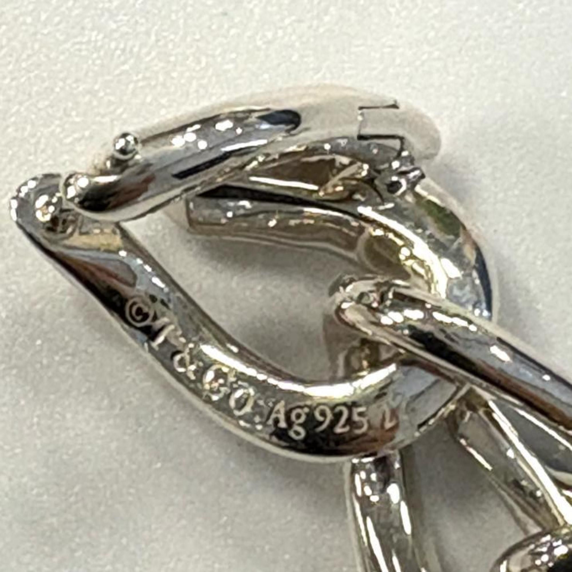 Tiffany & Co. Tiffany & Co. Forged Drop Link Earrings 72549899 in High Polished Sterling Silver (Ag925) Size ONE SIZE - 4 Thumbnail