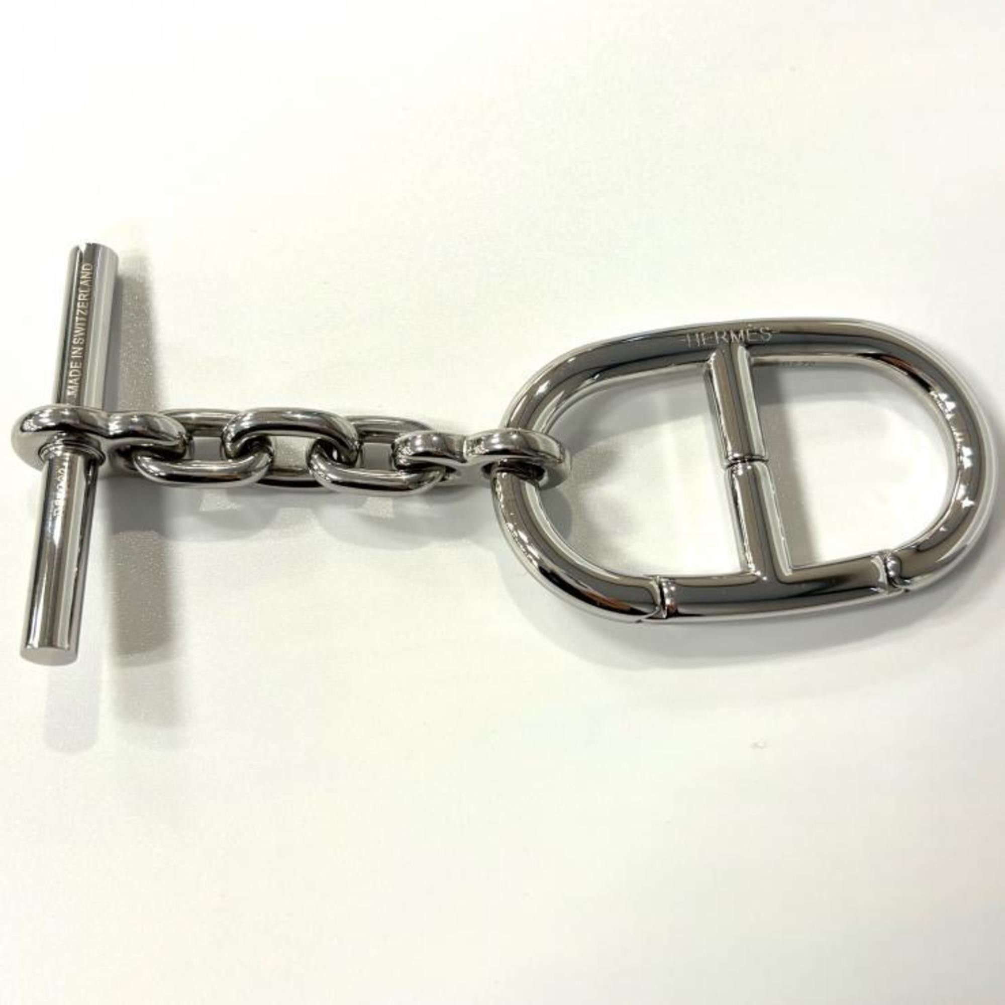 Hermes HERMES Chaine d'Ancre Silver Key Ring with Rhodium Charm Size ONE SIZE - 2 Thumbnail